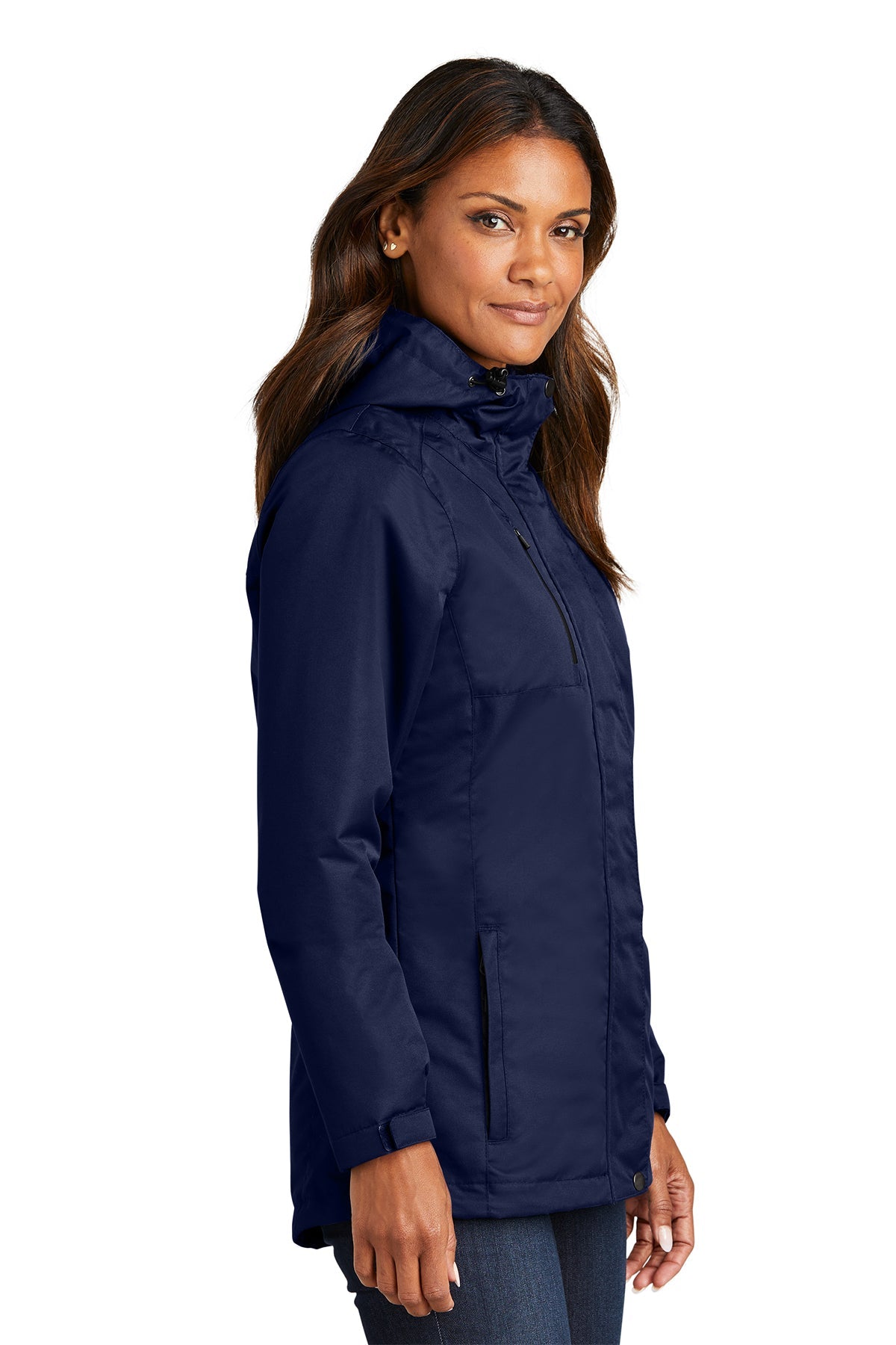 Port Authority Ladies All-Conditions Branded Jackets, True Navy