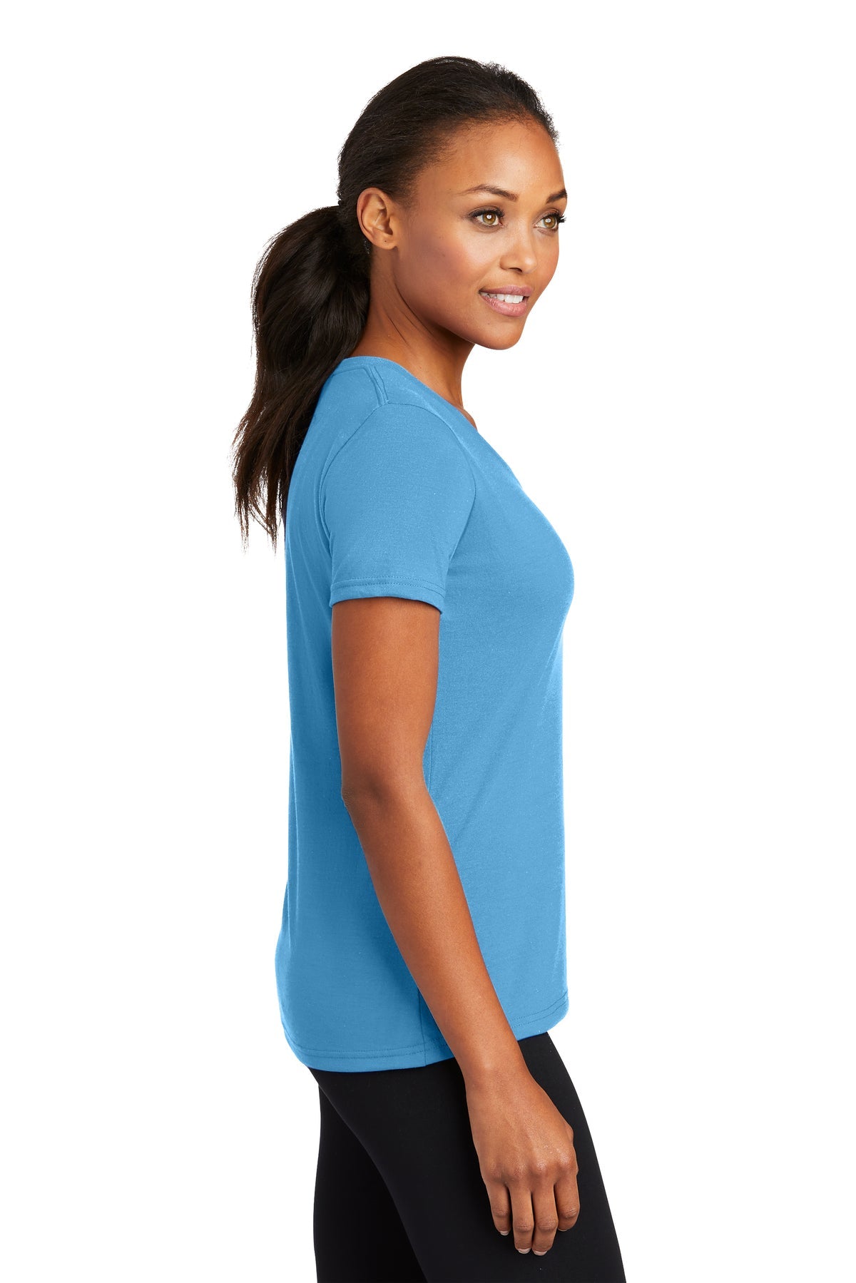 Port & Company Ladies Performance Blend V-Neck Tee