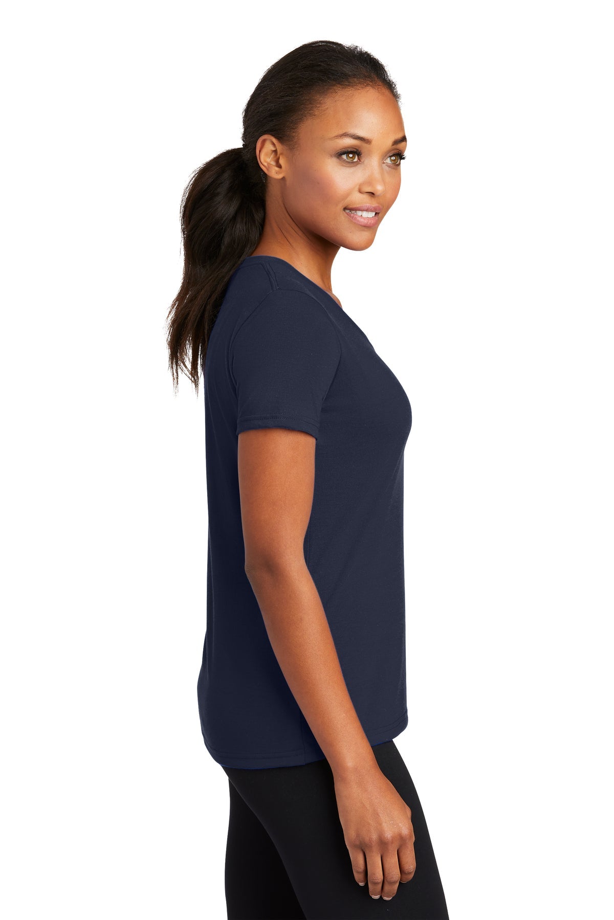 Port & Company Ladies Performance Blend V-Neck Tee