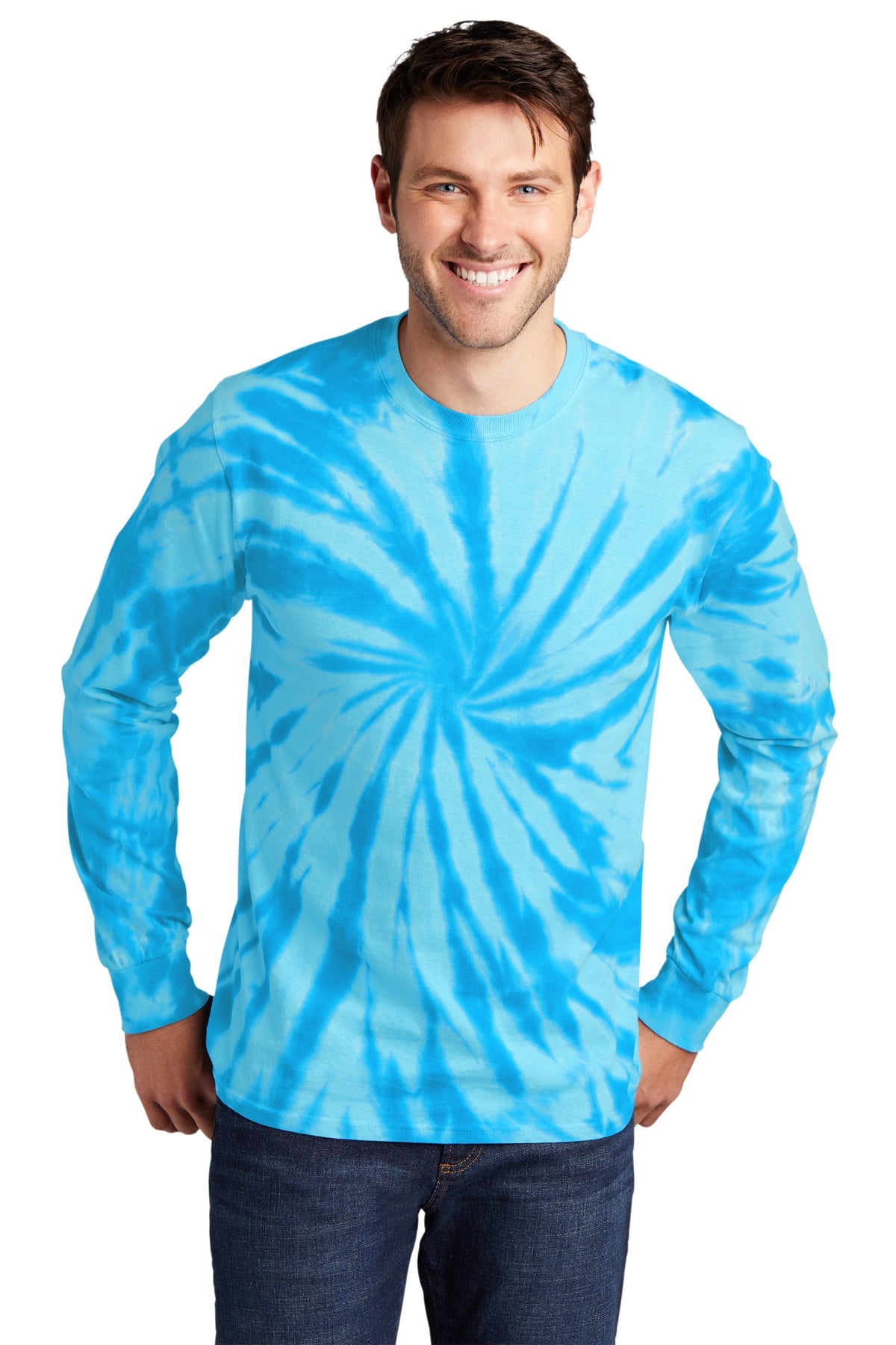 Port & Company Tie-Dye Long Sleeve Tee