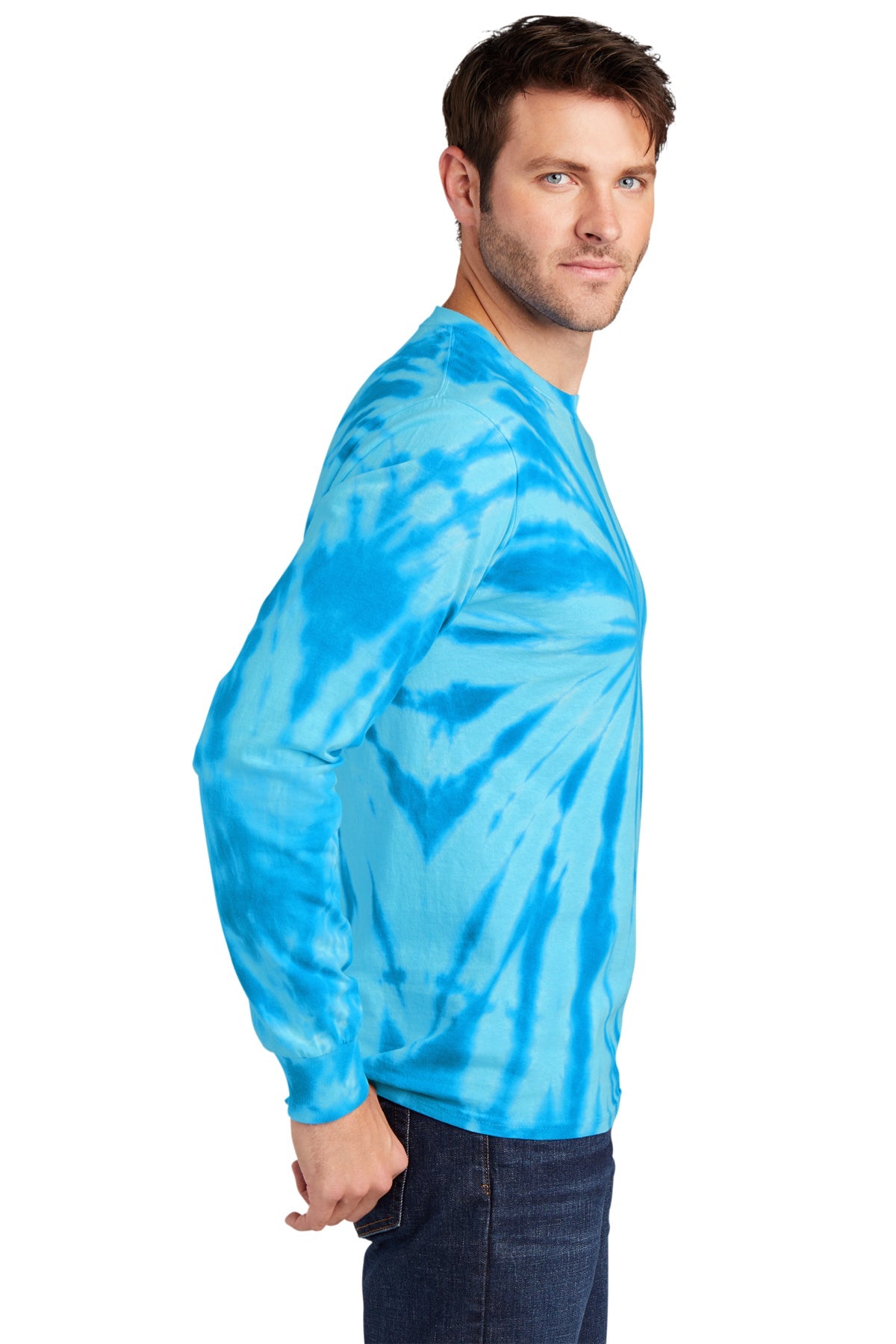 Port & Company Tie-Dye Long Sleeve Tee