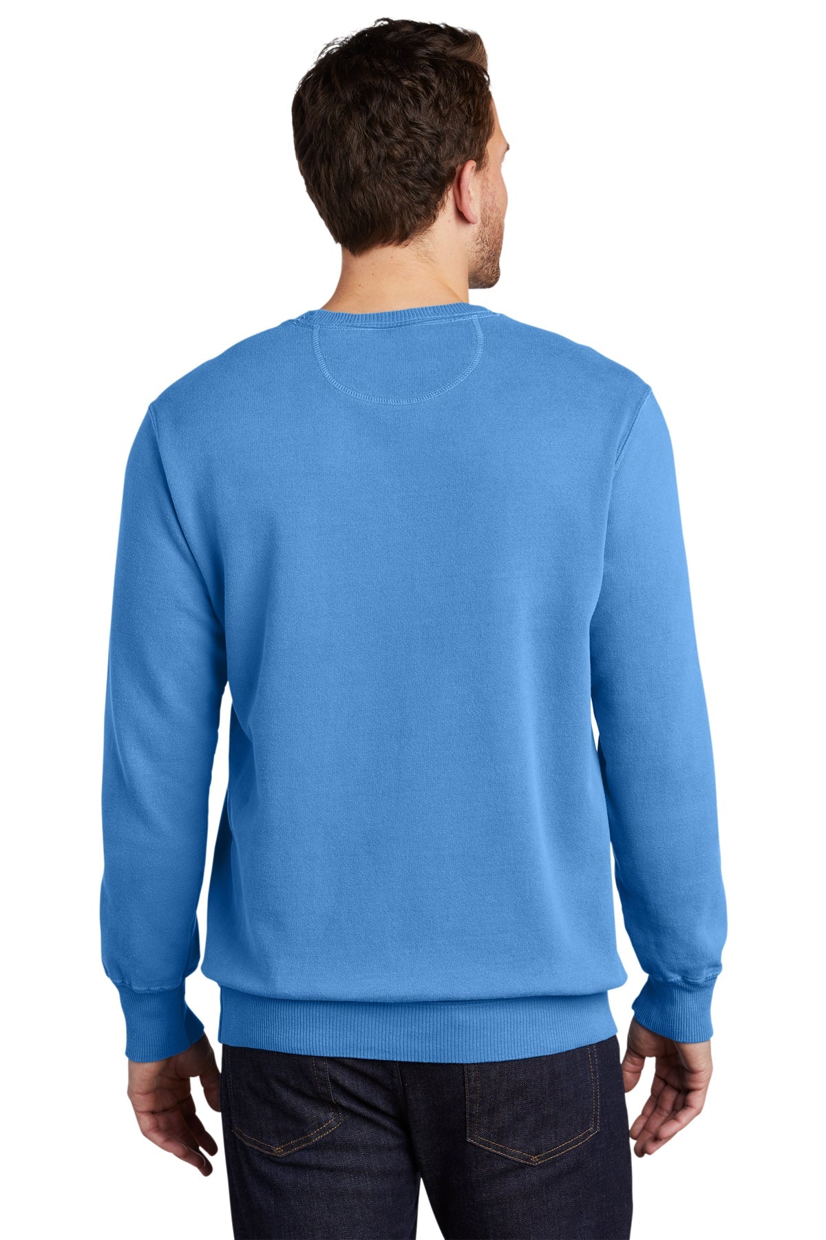 Port & Company Pigment Dyed Customized Sweatshirts, Blue Moon