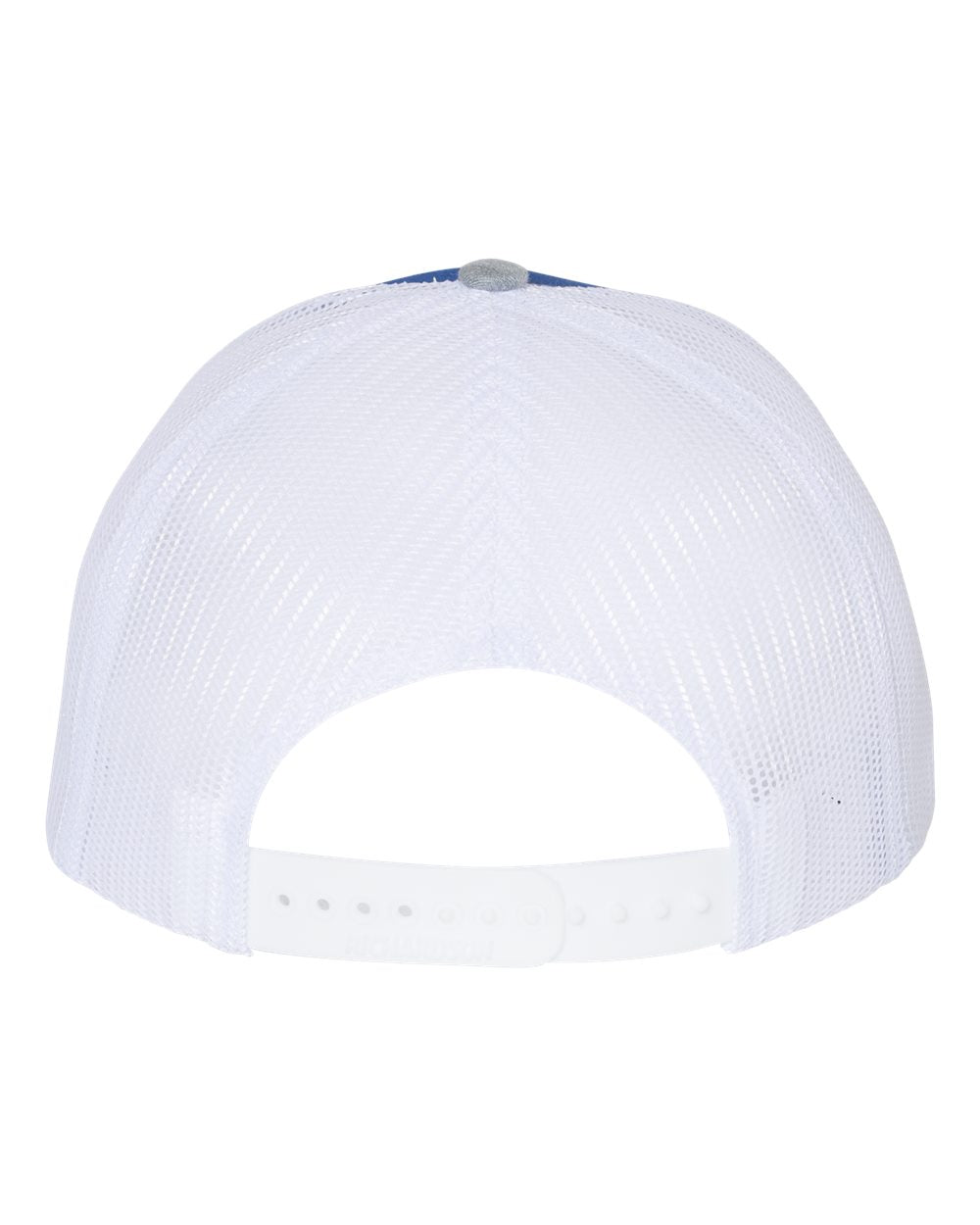 Richardson Custom Snapback Trucker Caps, Royal White Heather Grey