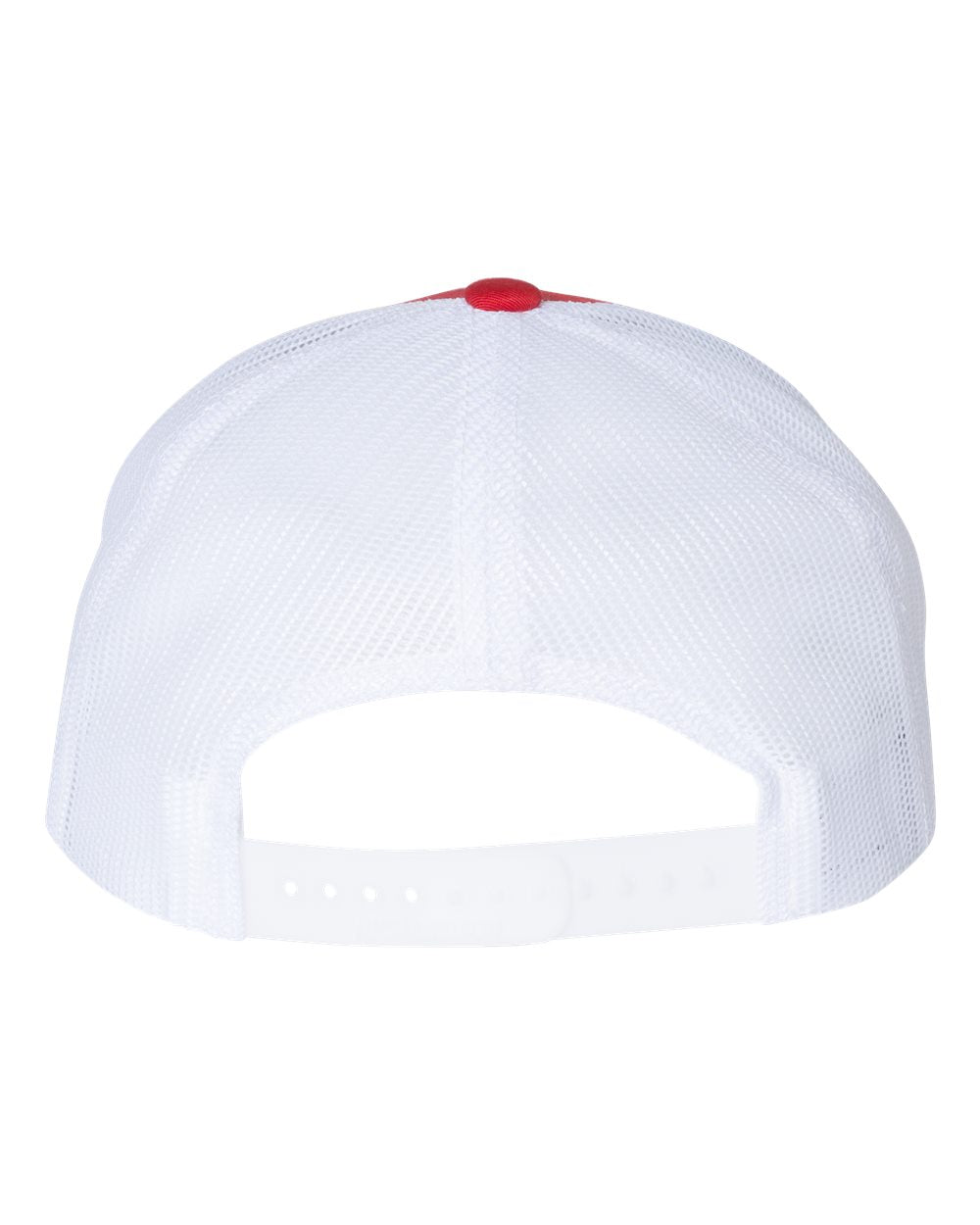 Richardson Low Pro Branded Trucker Caps, Red White