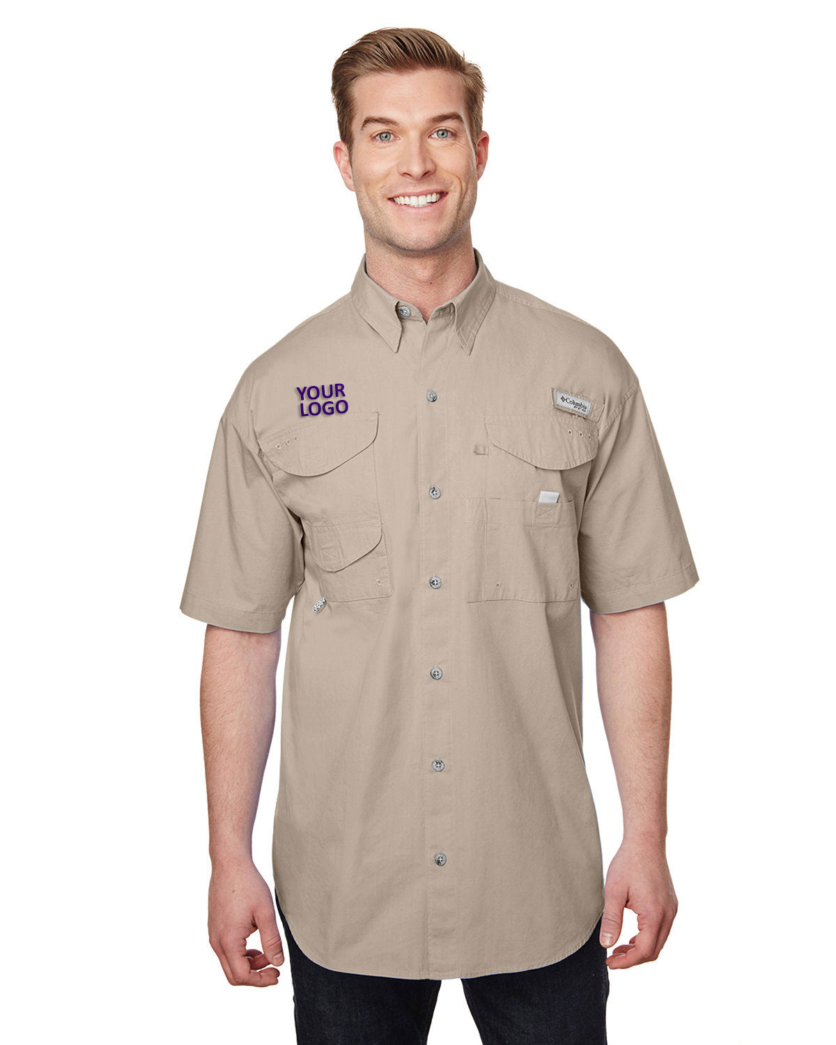 Columbia Fossil 7130 custom embroidered shirts