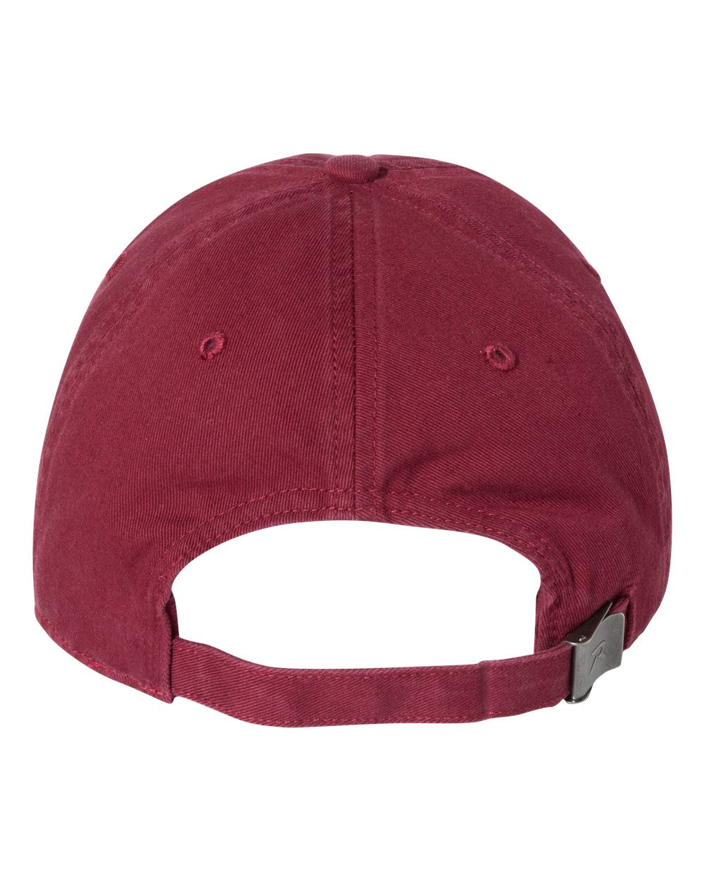 Richardson-Washed Custom Chino Caps, Cardinal