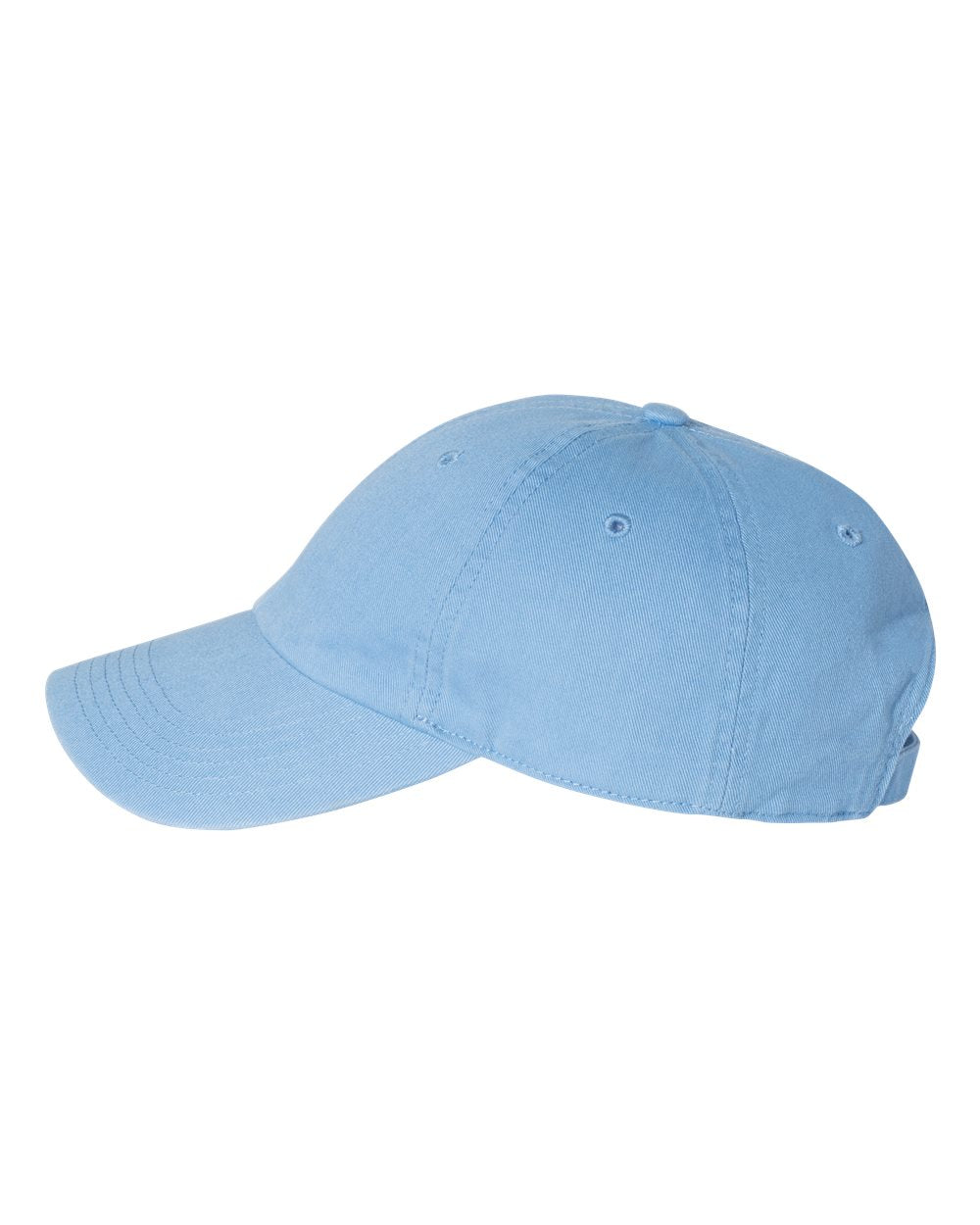 Richardson-Washed Custom Chino Caps, Columbia Blue