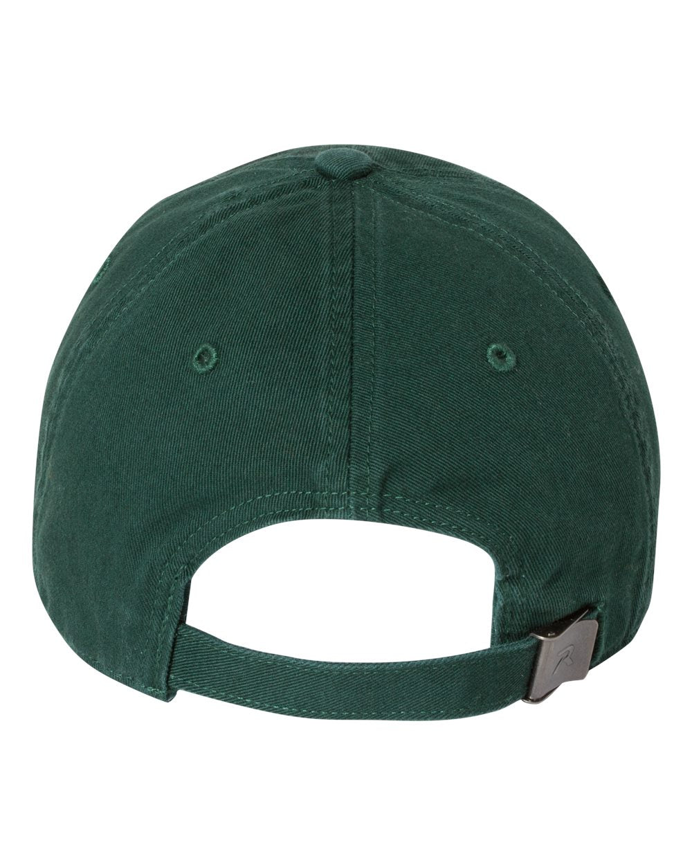 Richardson-Washed Custom Chino Caps, Dark Green