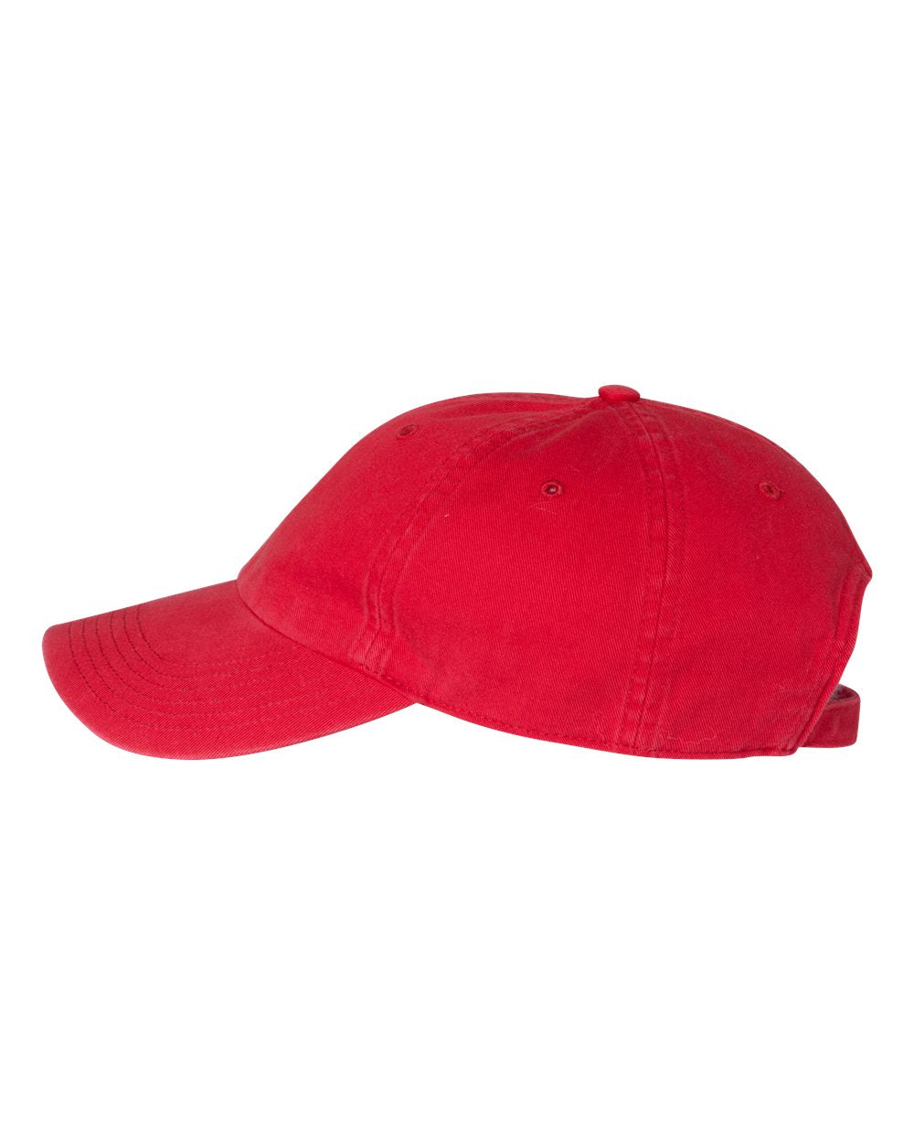 Richardson-Washed Customized Chino Caps, Red