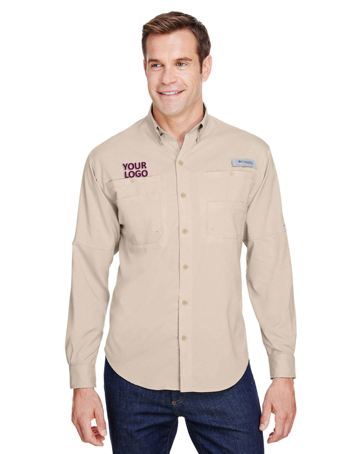 Columbia Fossil 7253 company logo shirts