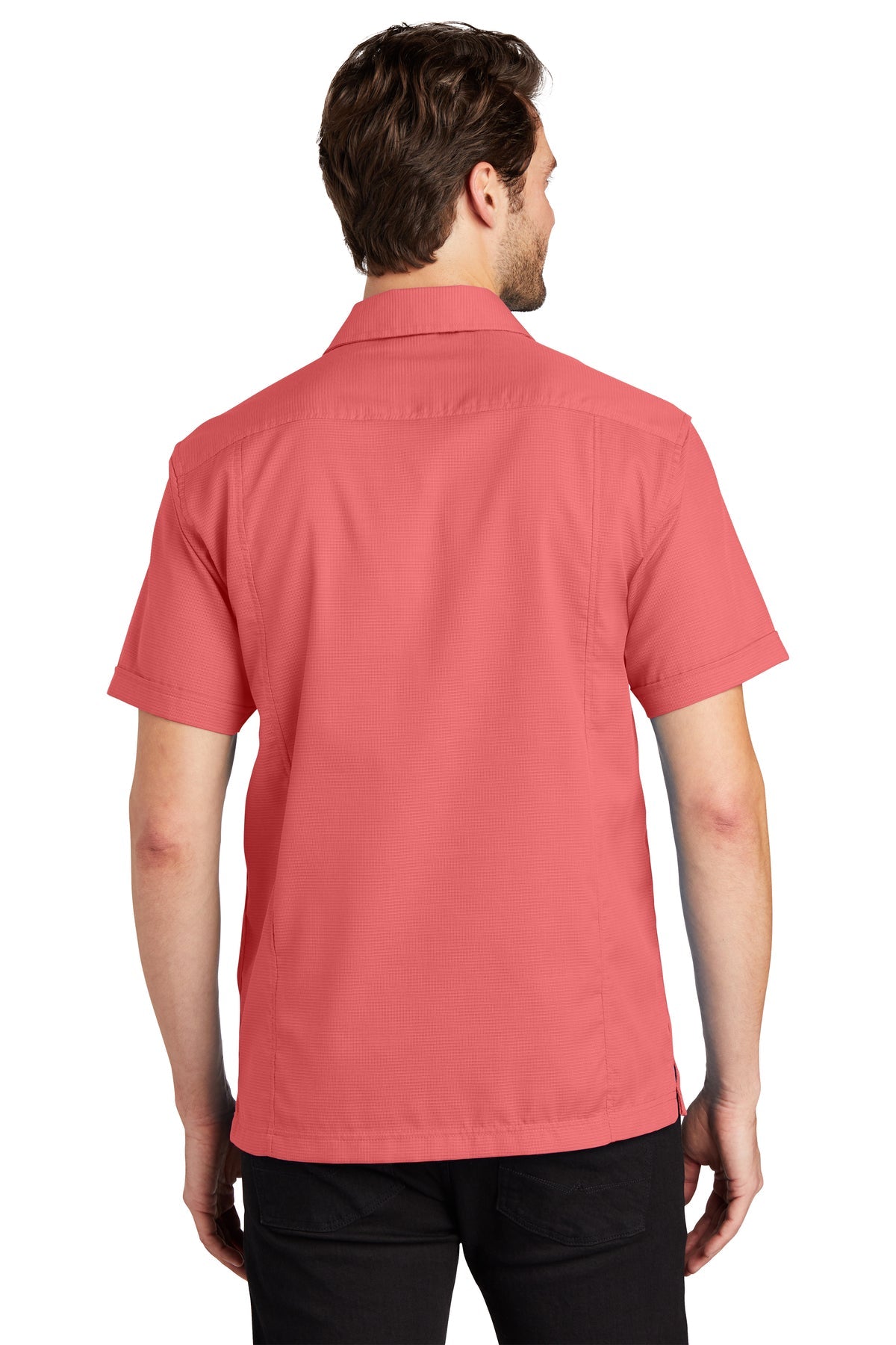 port authority_s662 _deep coral_company_logo_button downs