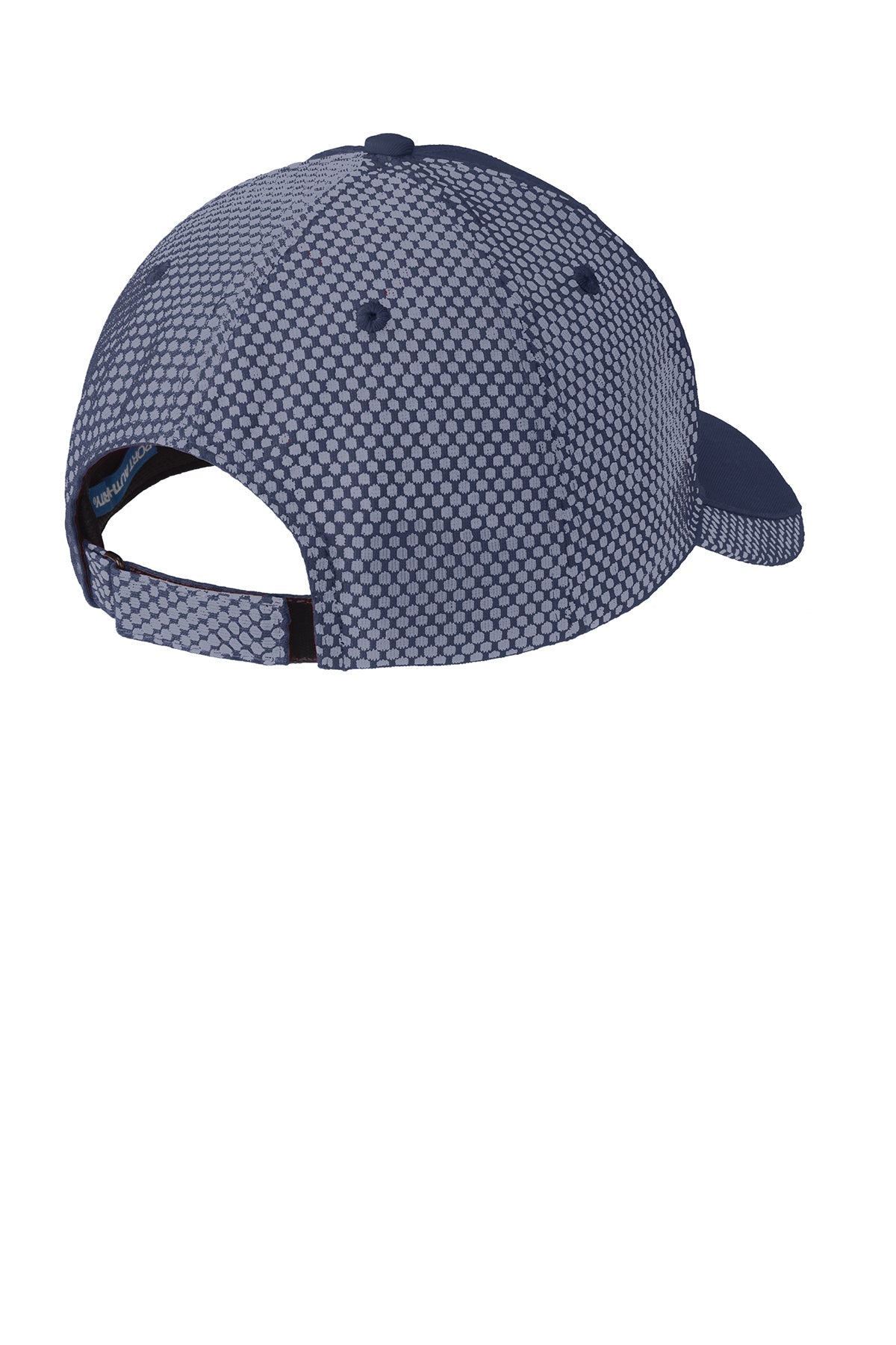 Port Authority Two-Color Mesh Back Branded Caps, Navy/ White