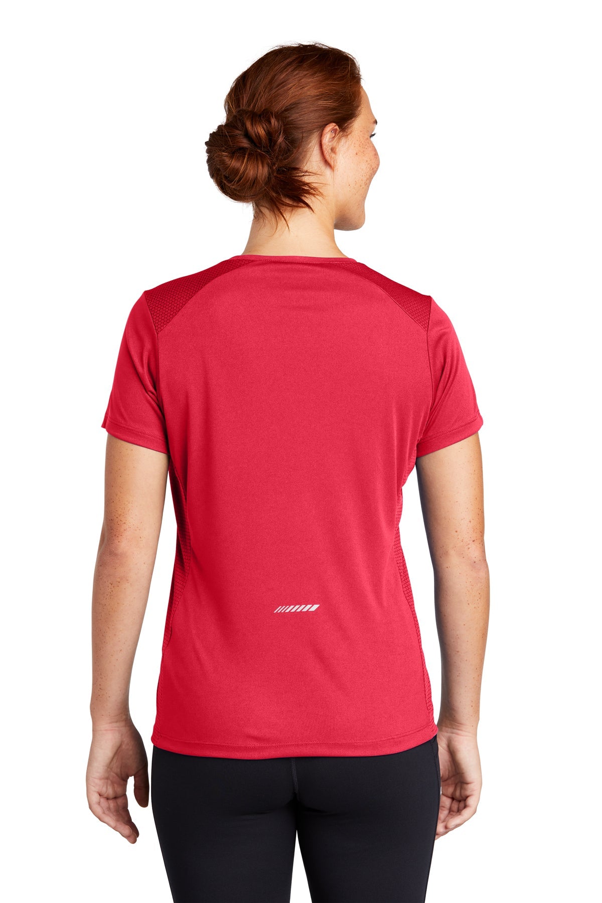 Sport-Tek Ladies PosiCharge Elevate Scoop Neck Tee