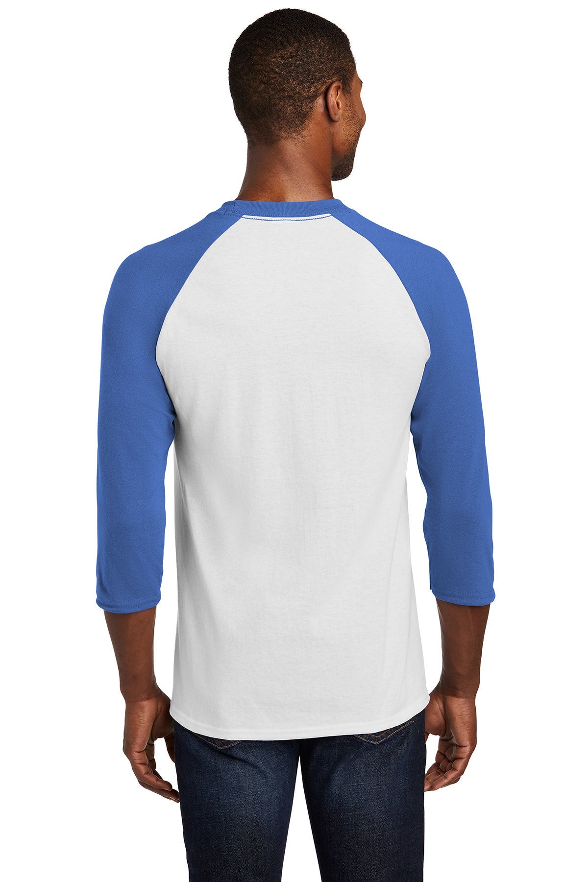 Port & Company Core Blend 3/4-Sleeve Raglan Tee