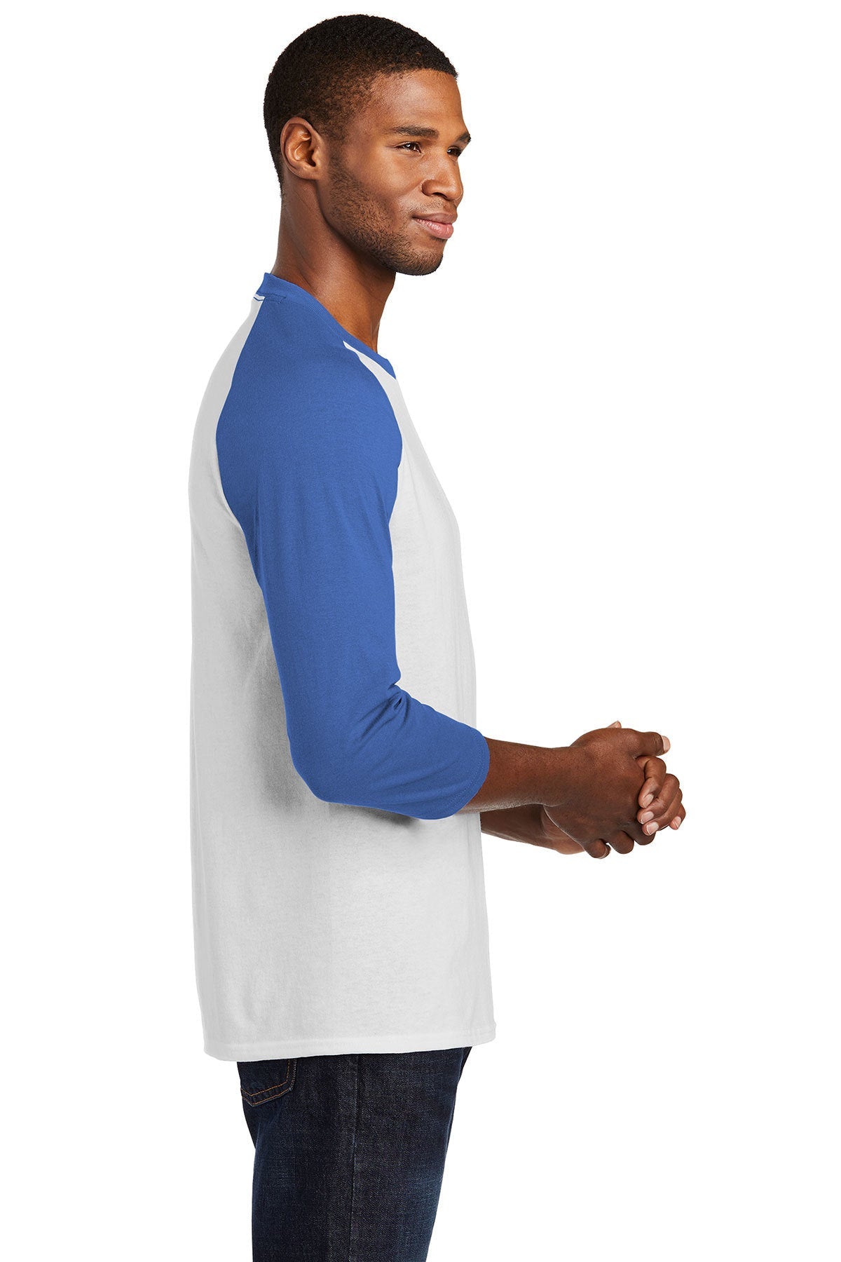 Port & Company Core Blend 3/4-Sleeve Raglan Tee