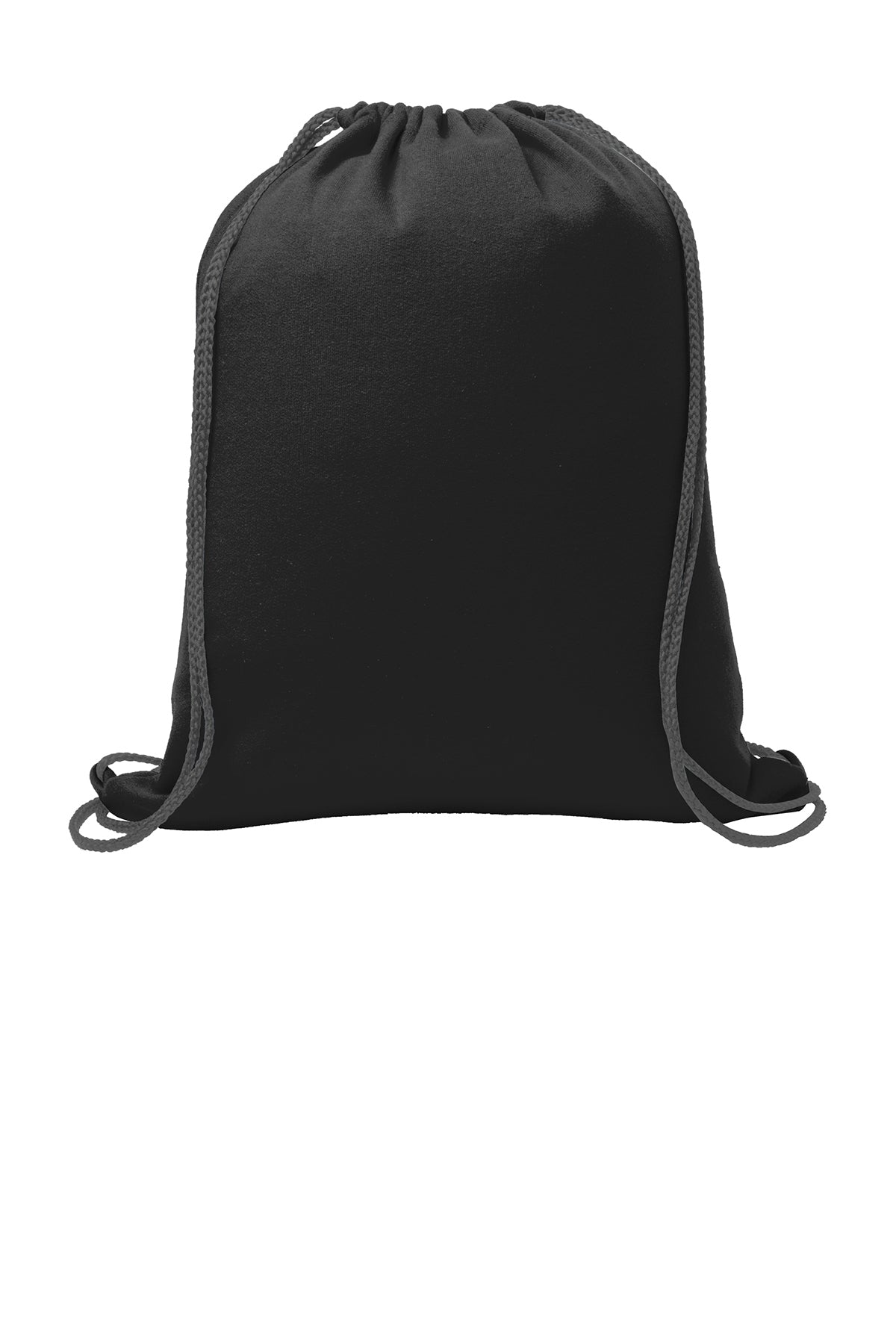 Port & Company Core Fleece Branded Cinch Packs, Jet Black