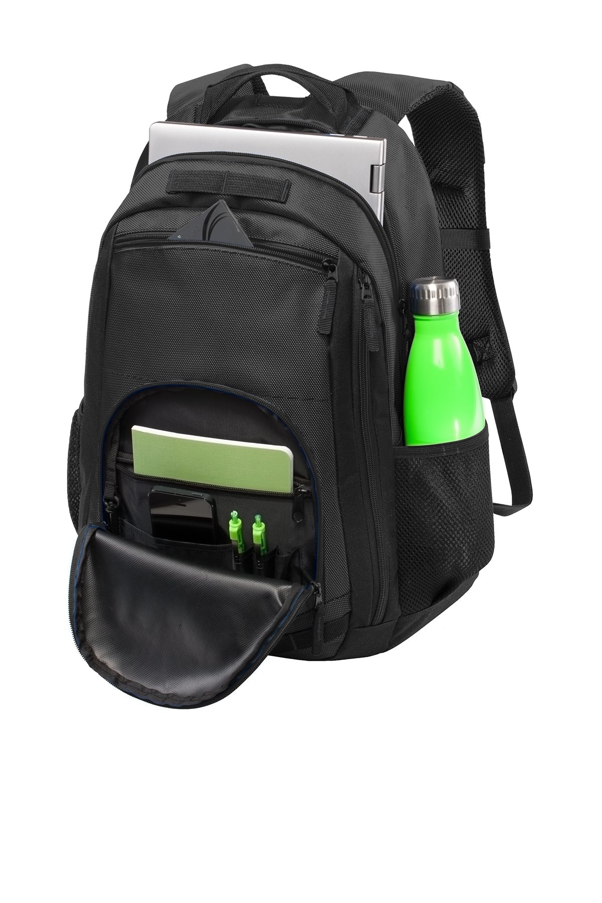 Port Authority Xtreme Custom Backpacks, Dark Grey/ Black/ Black