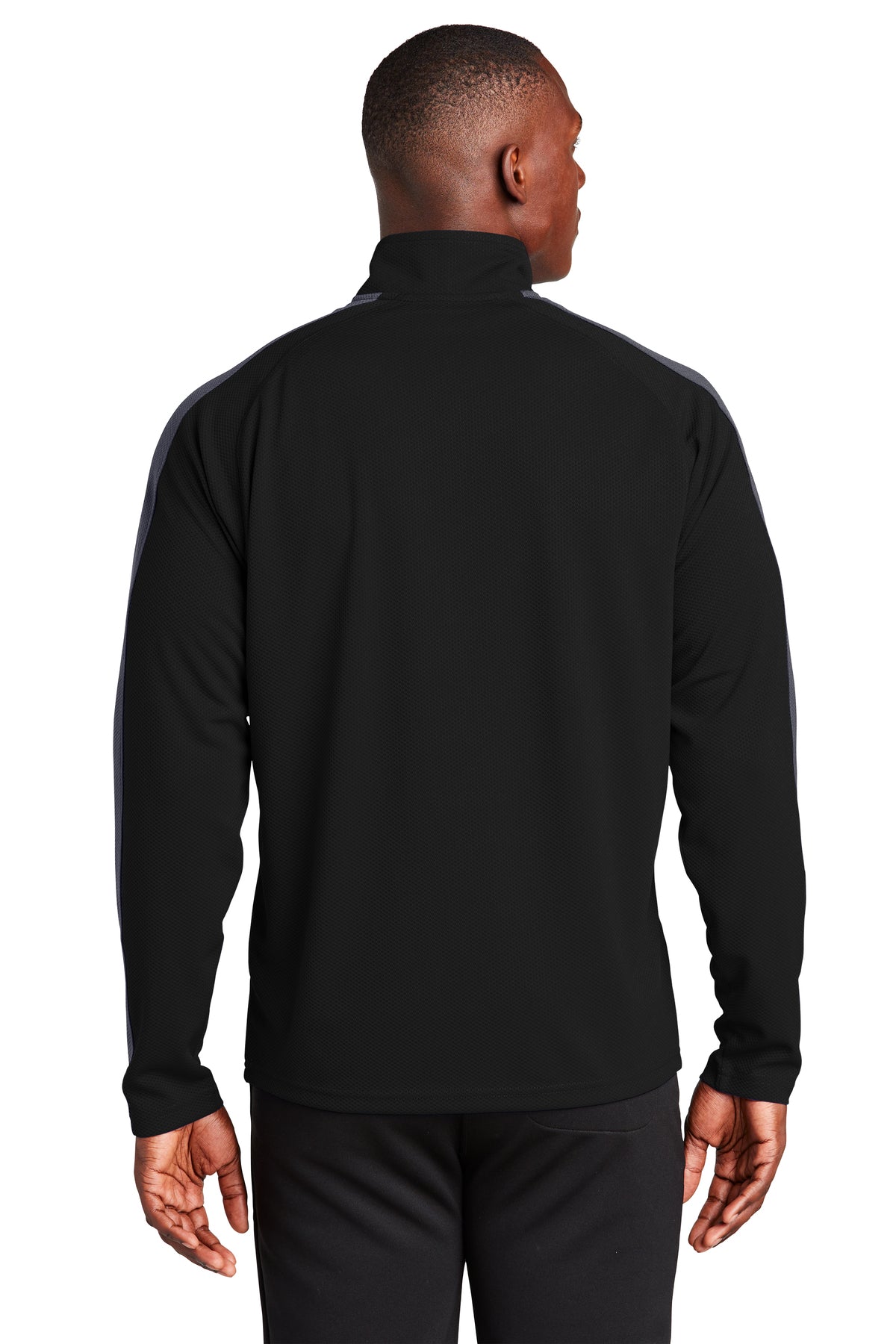 sport-tek_st861 _black/ iron grey_company_logo_sweatshirts