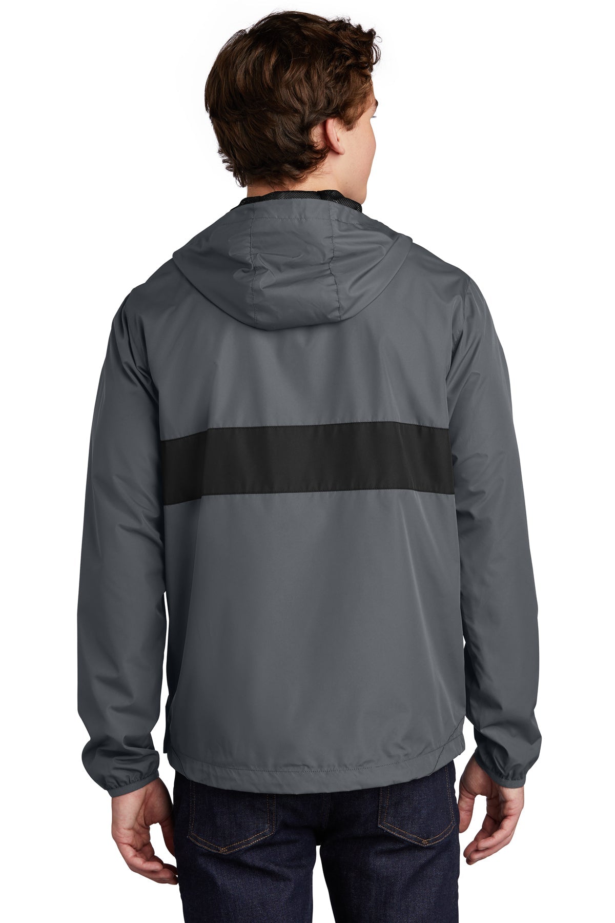 sport-tek_jst65 _graphite grey/ black_company_logo_jackets