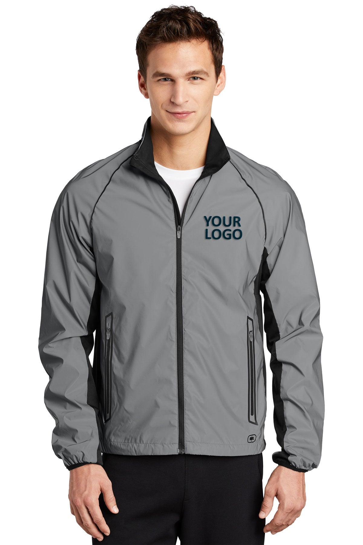 OGIO Endurance Reflective/ Blacktop OE711 company logo jackets