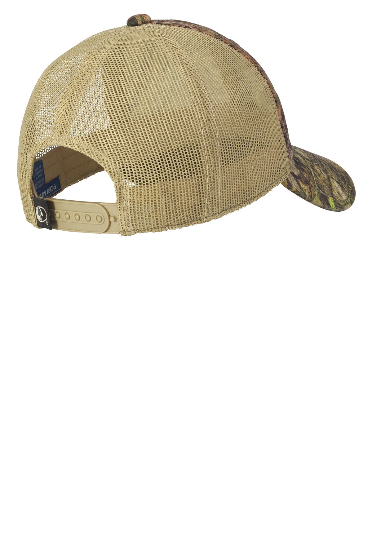 Port Authority Unstructured Camouflage Mesh Back Branded Caps, Mossy Oak Break Up Country/ Tan