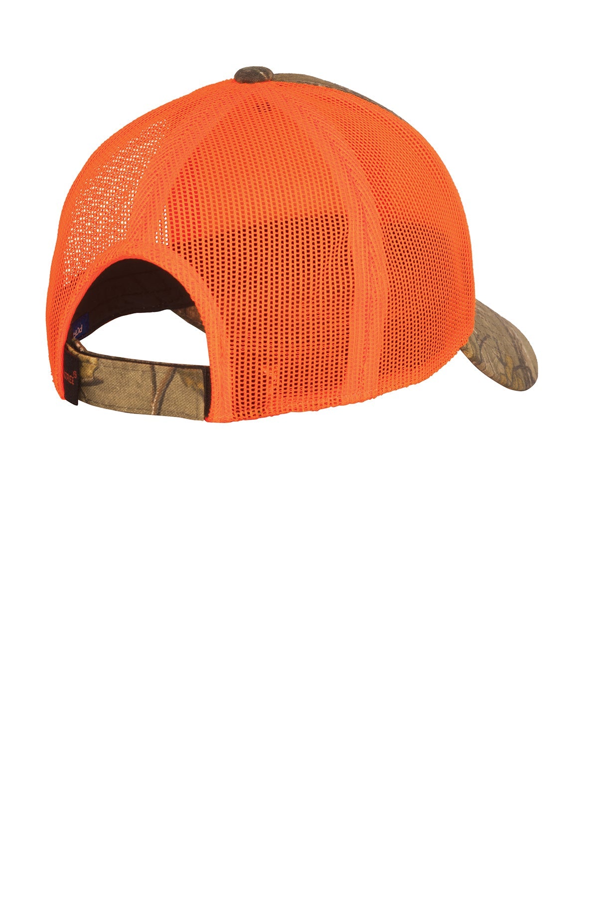 Port Authority Structured Camouflage Mesh Back Branded Caps, Realtree Xtra/ Neon Orange