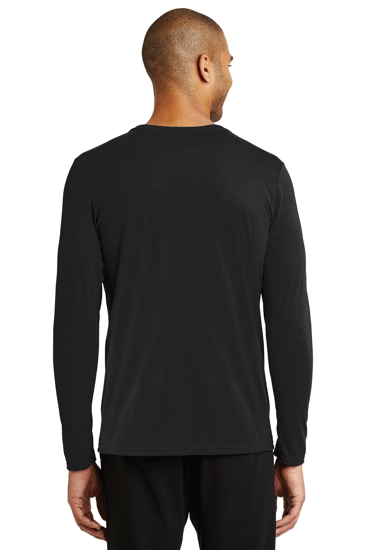 gildan performance long sleeve t shirt 42400 black