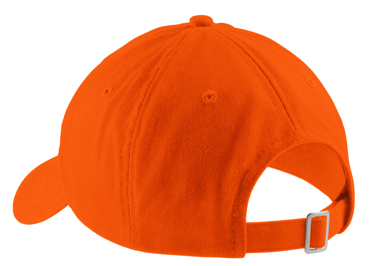 Port & Company Brushed Twill Customized Caps, Orange