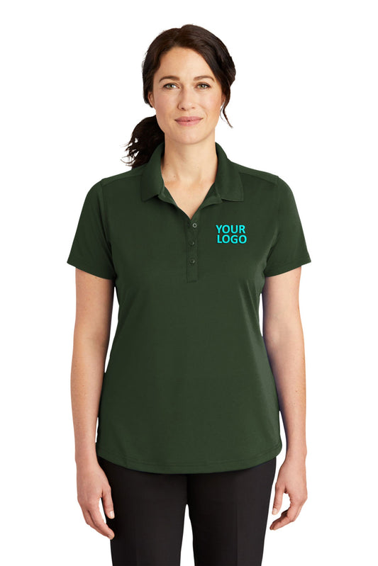 CornerStone Dark Green CS419 polo shirts with logo embroidery