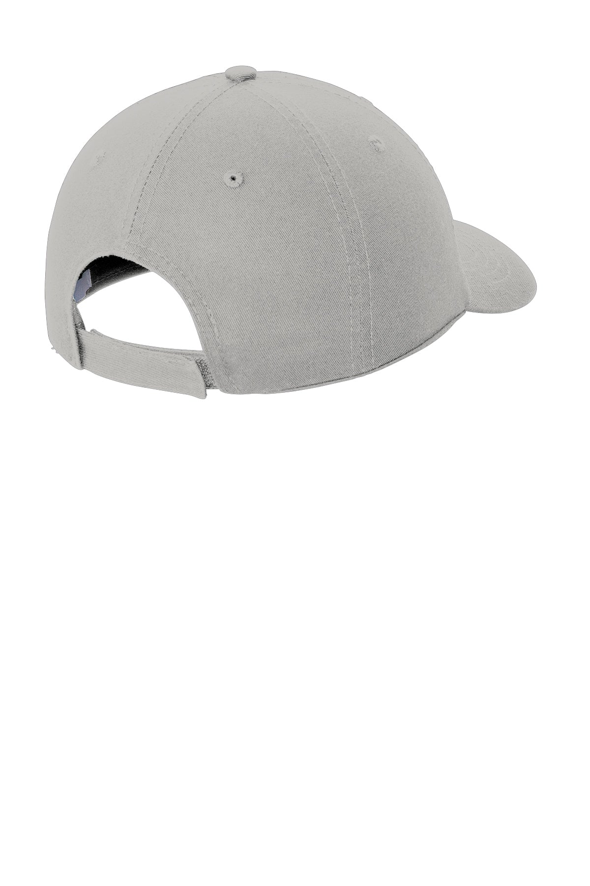Custom Port & Company Washed Twill Cap CP78 Chrome