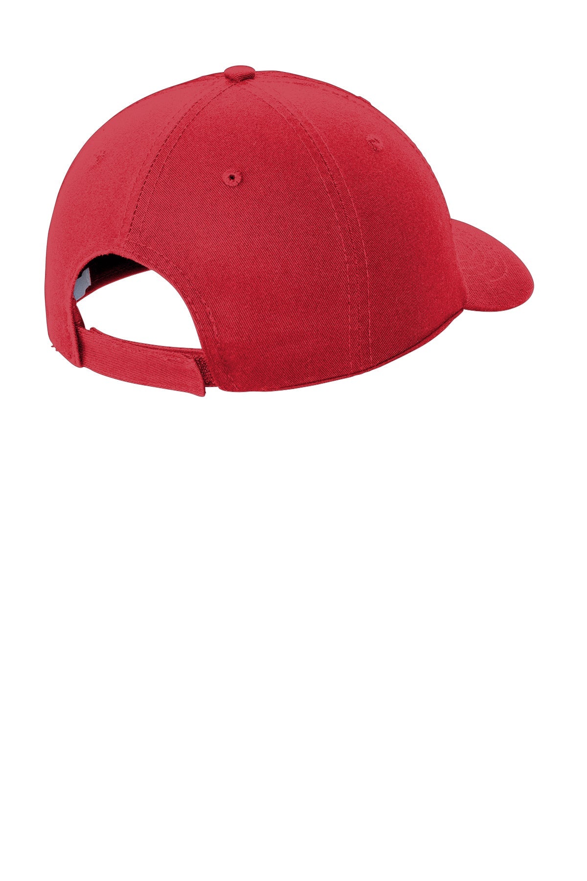 Port & Company Washed Twill Branded Caps, Red
