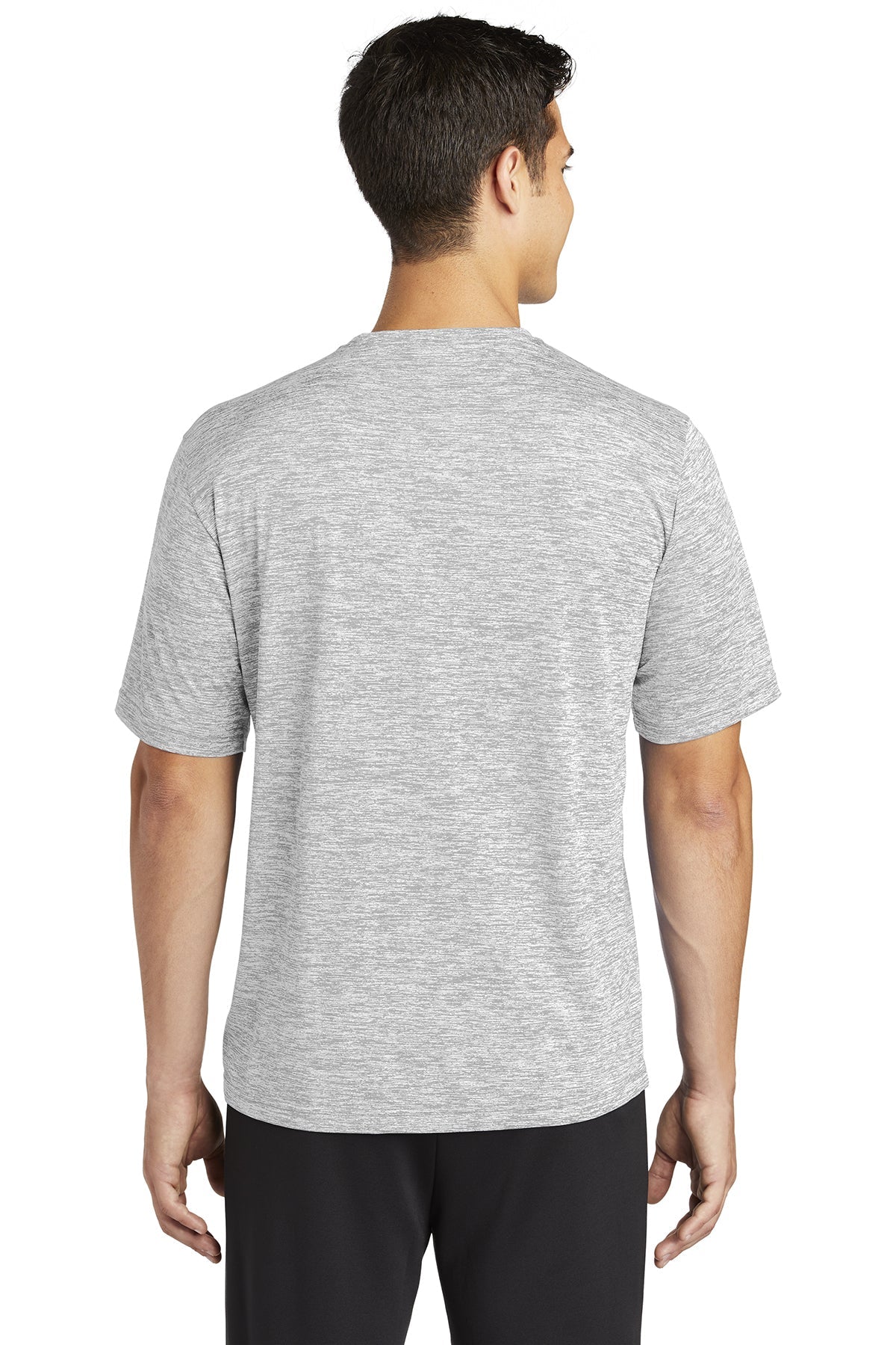 Sport-Tek PosiCharge Branded Electric Heather Tee's, Silver Electric