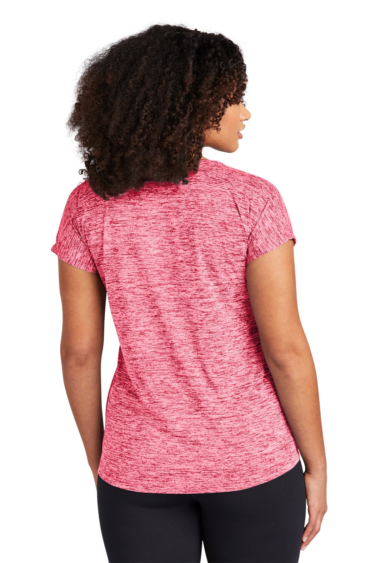 Sport-Tek Ladies PosiCharge Electric Heather Sporty Tee