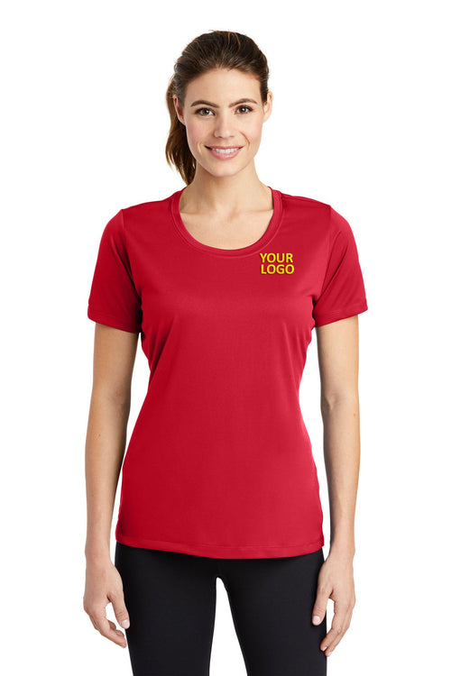 Sport-Tek PosiCharge Branded Tough Tee's, Deep Red