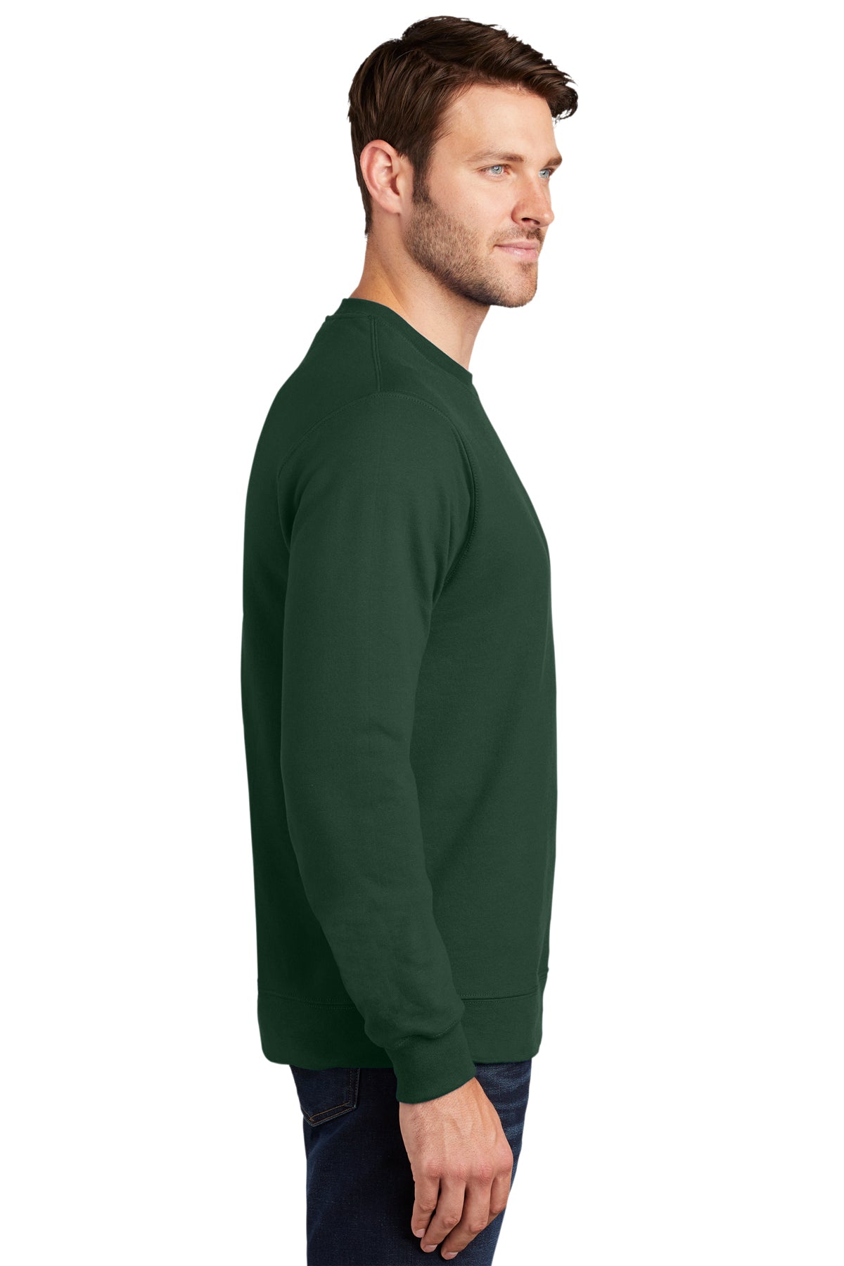 port & company_pc850 _forest green_company_logo_sweatshirts