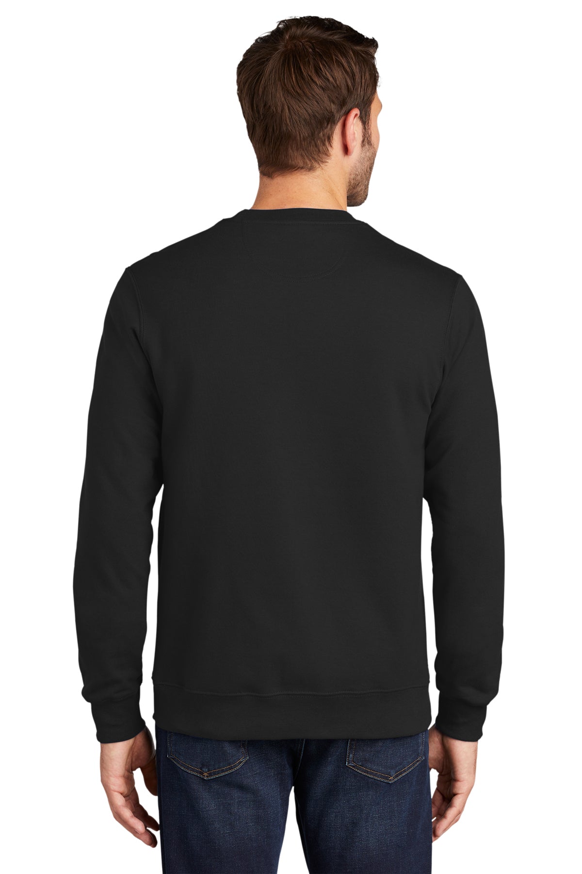 port & company_pc850 _jet black_company_logo_sweatshirts