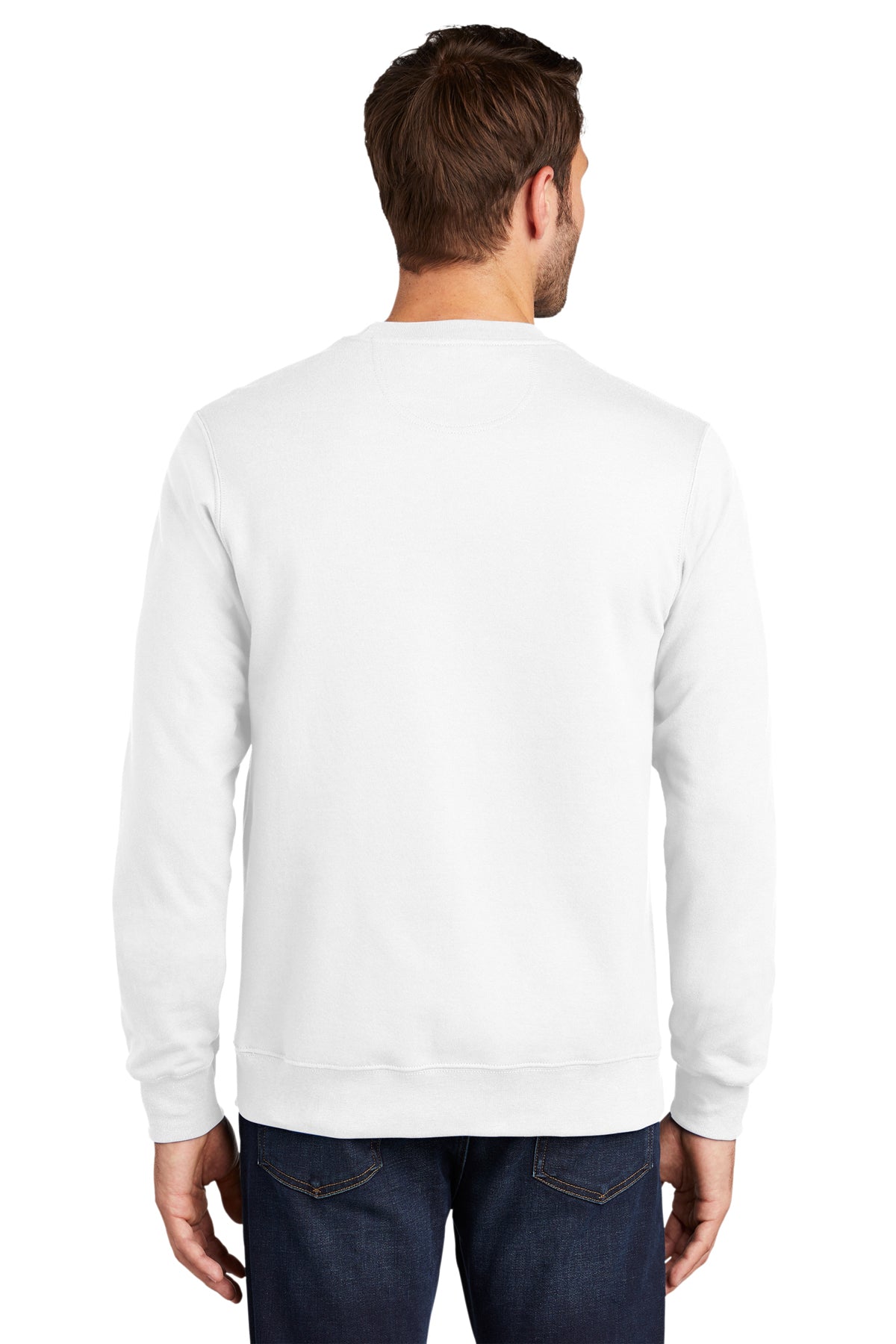port & company_pc850 _white_company_logo_sweatshirts