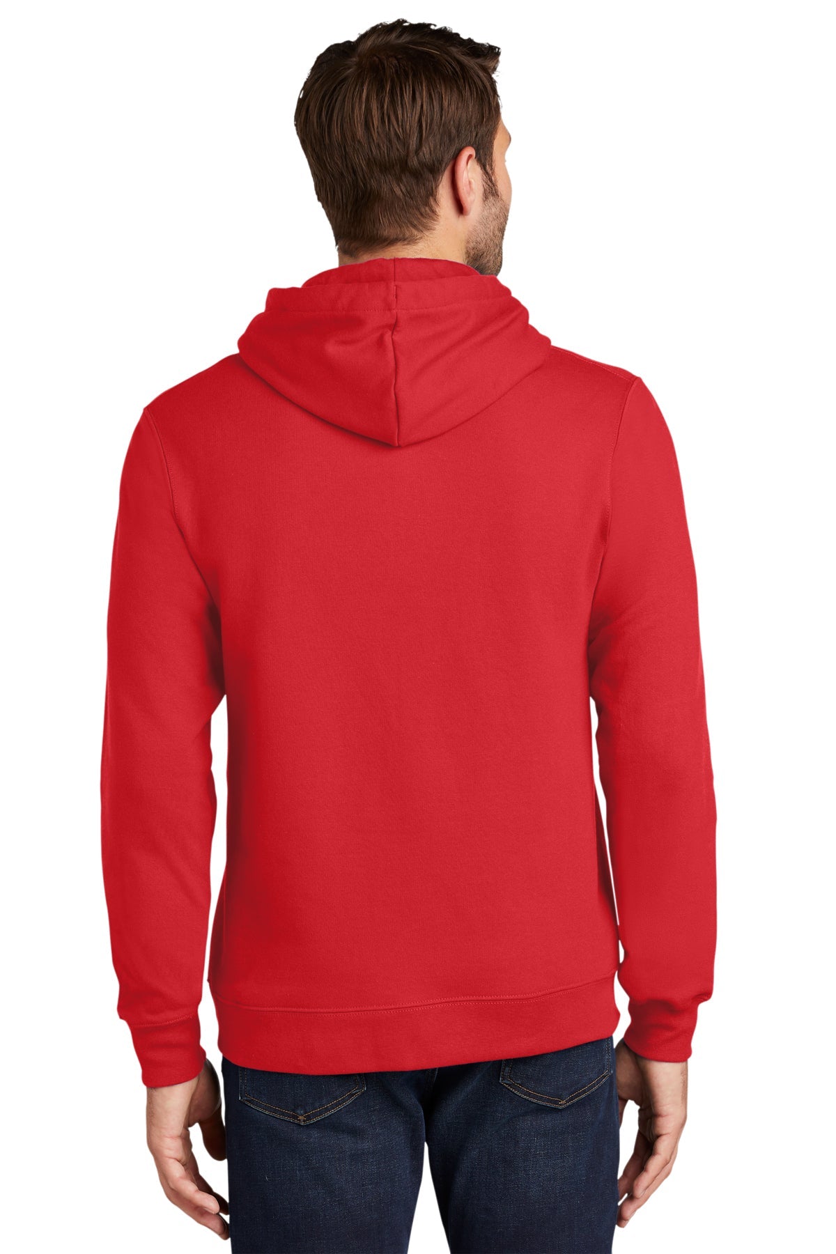 port & company_pc850h _bright red_company_logo_sweatshirts