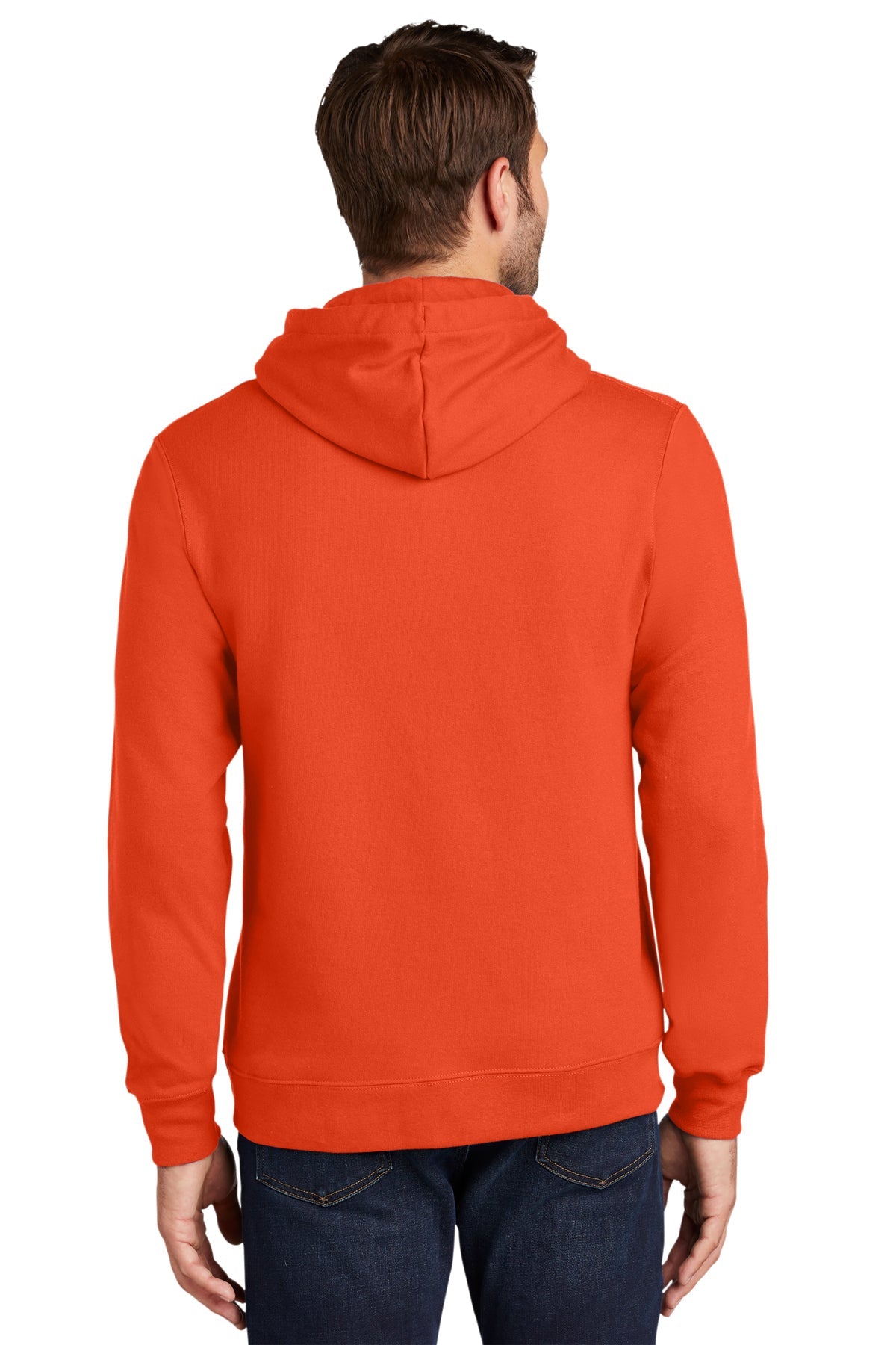 port & company_pc850h _orange_company_logo_sweatshirts