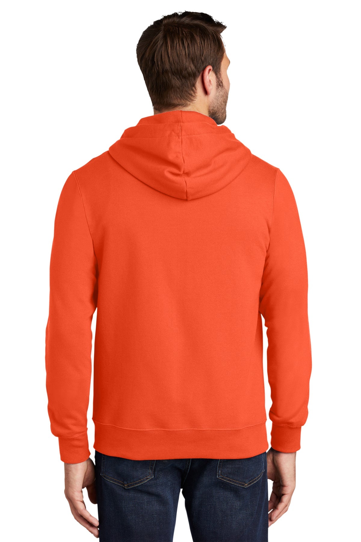 port & company_pc850zh _orange_company_logo_sweatshirts