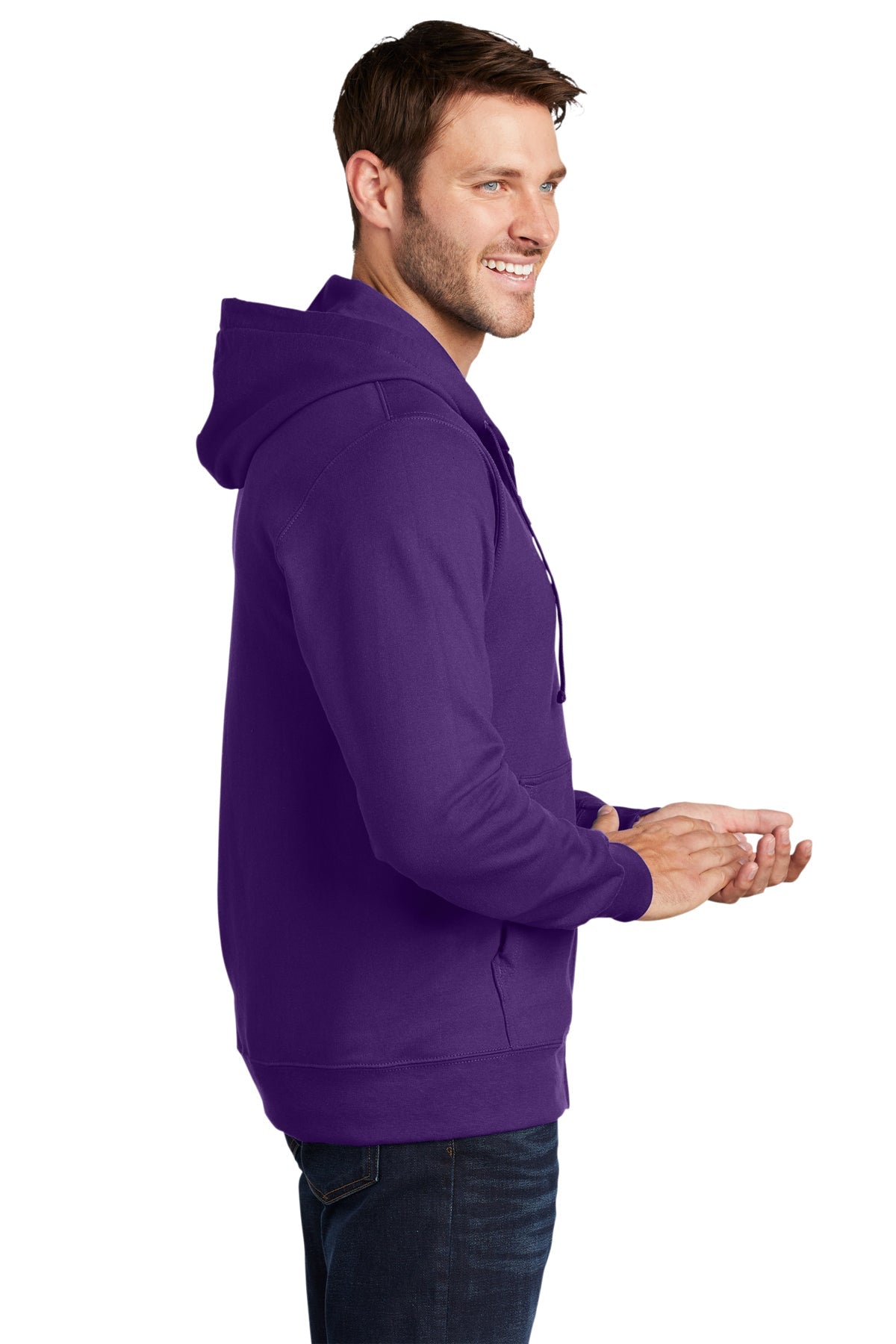 port & company_pc850zh _team purple_company_logo_sweatshirts