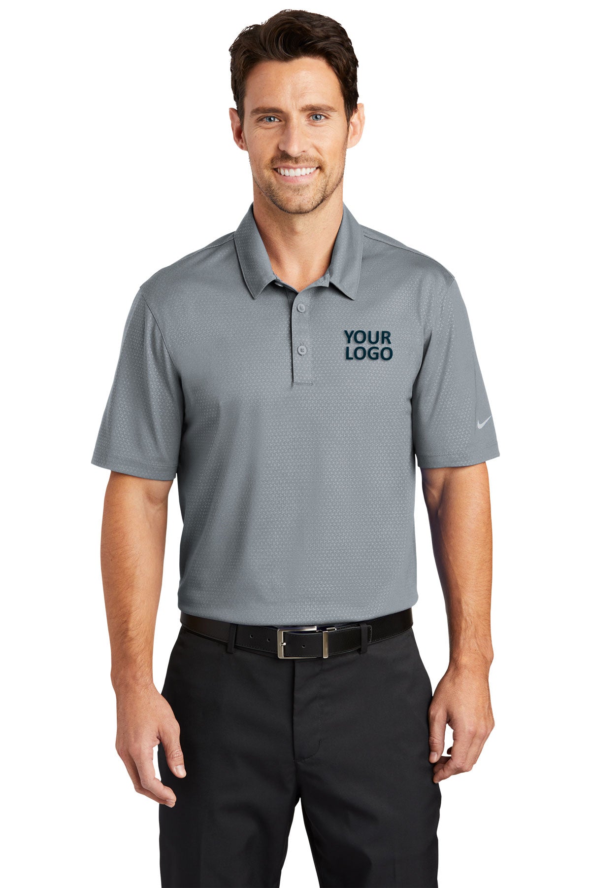 nike cool grey 838964 custom logo polo shirts