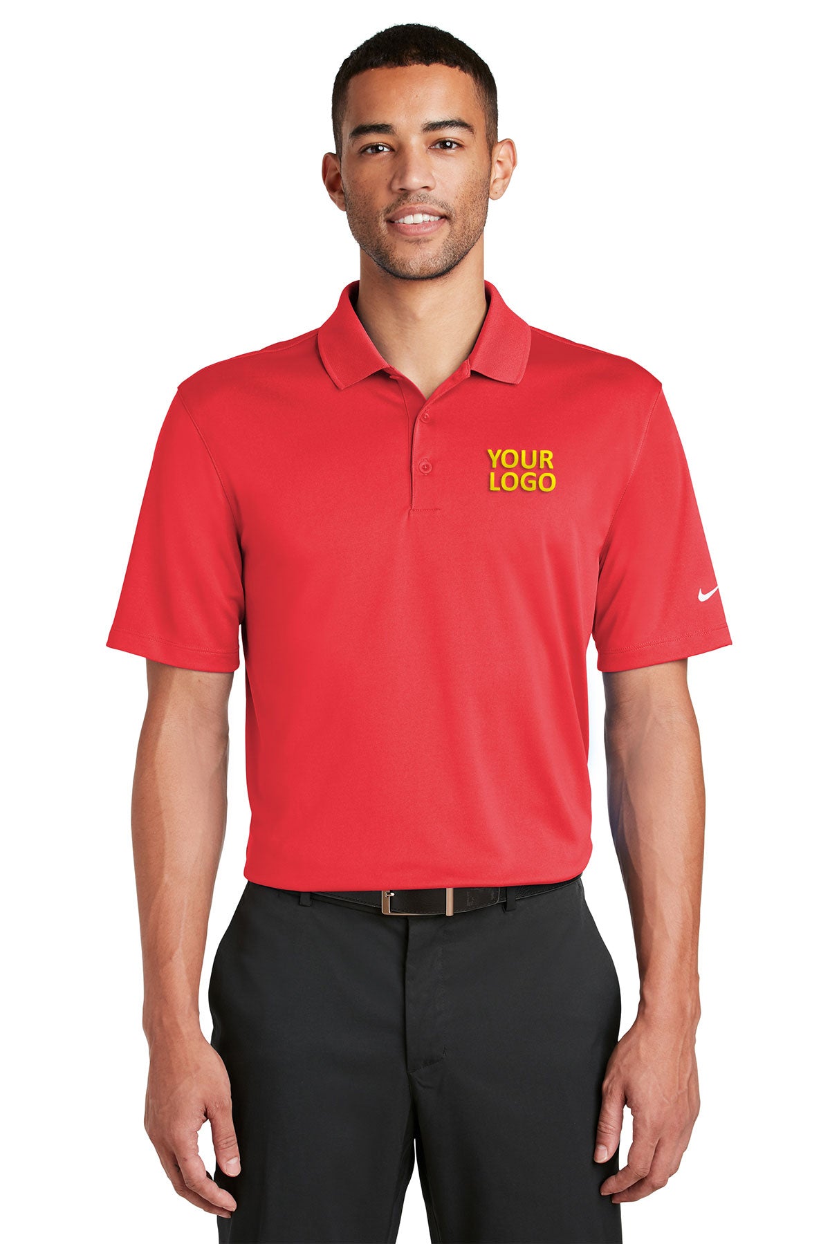 nike university red 838956 business polo shirts embroidered