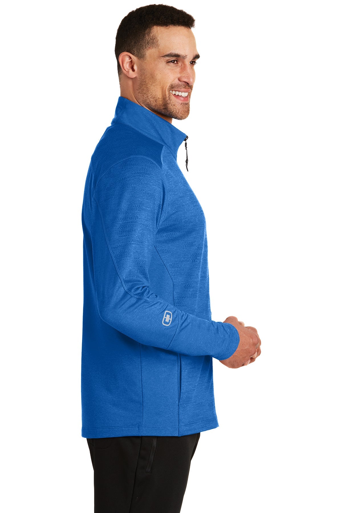 ogio endurance_oe702 _electric blue heather_company_logo_jackets