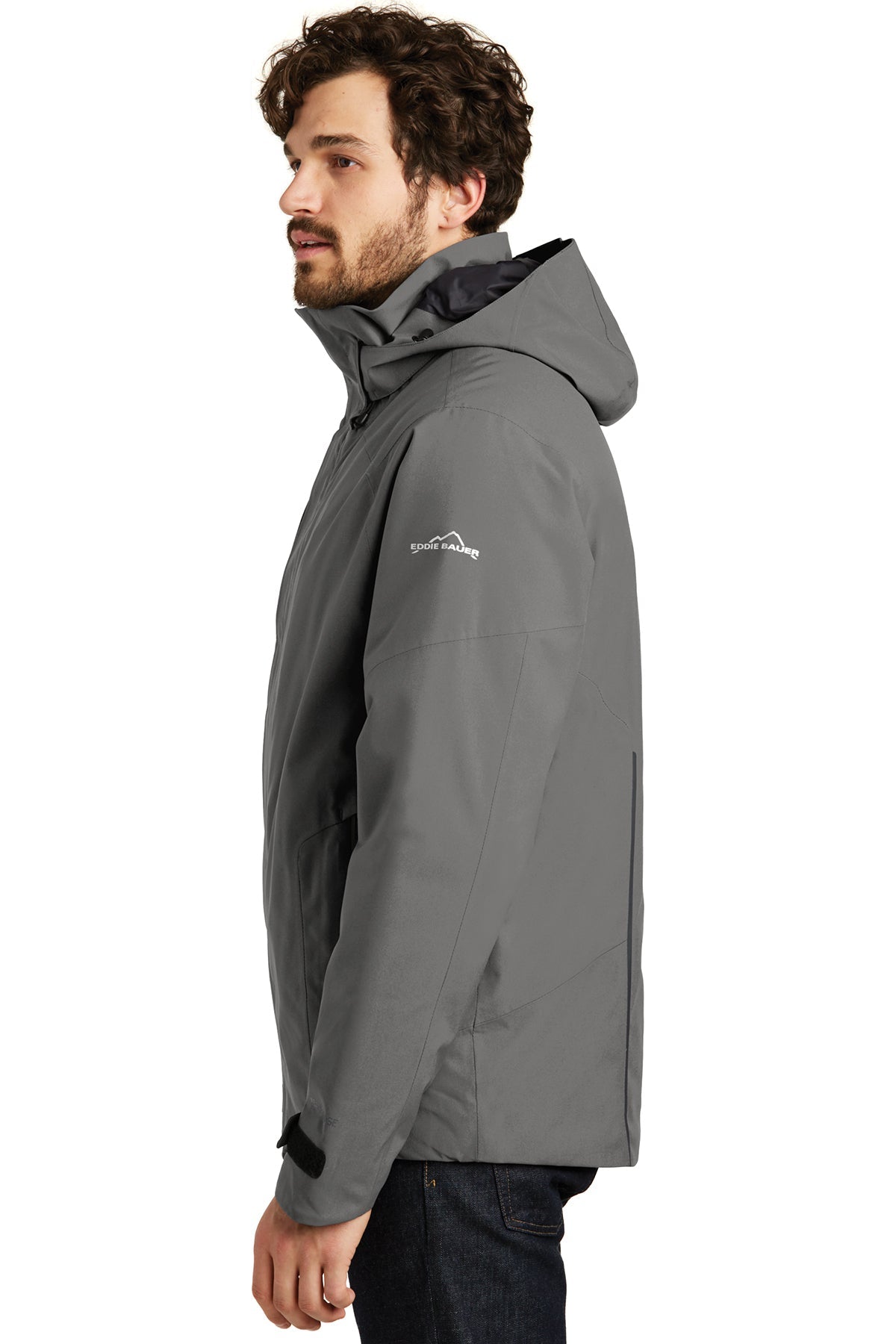 Branded Eddie Bauer WeatherEdge Plus Insulated Jacket Metal Grey