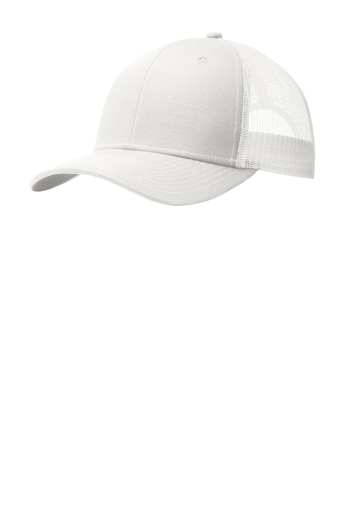 Port Authority Snapback Trucker Branded Caps, White