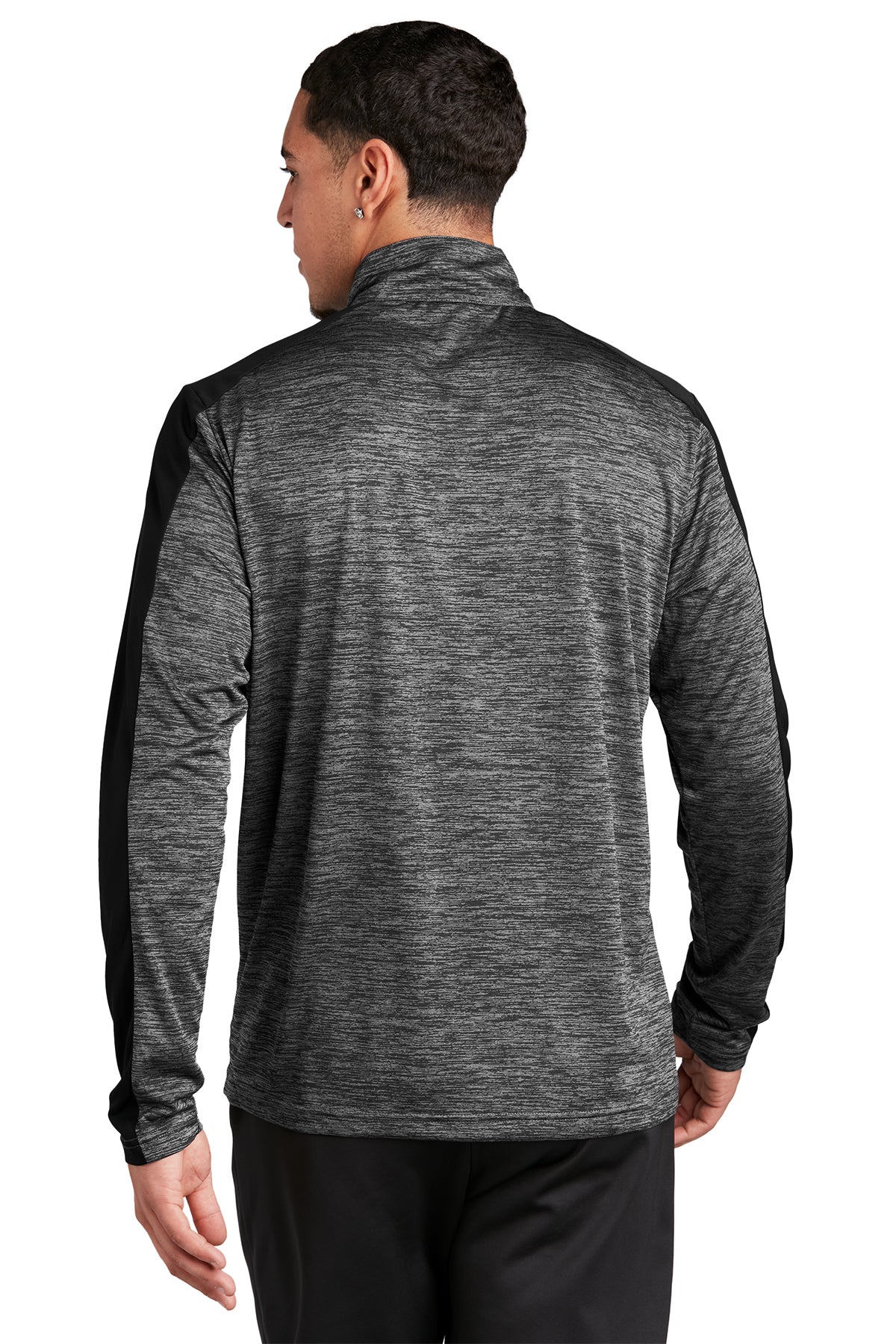 sport-tek_st397 _grey-black electric/ black_company_logo_sweatshirts
