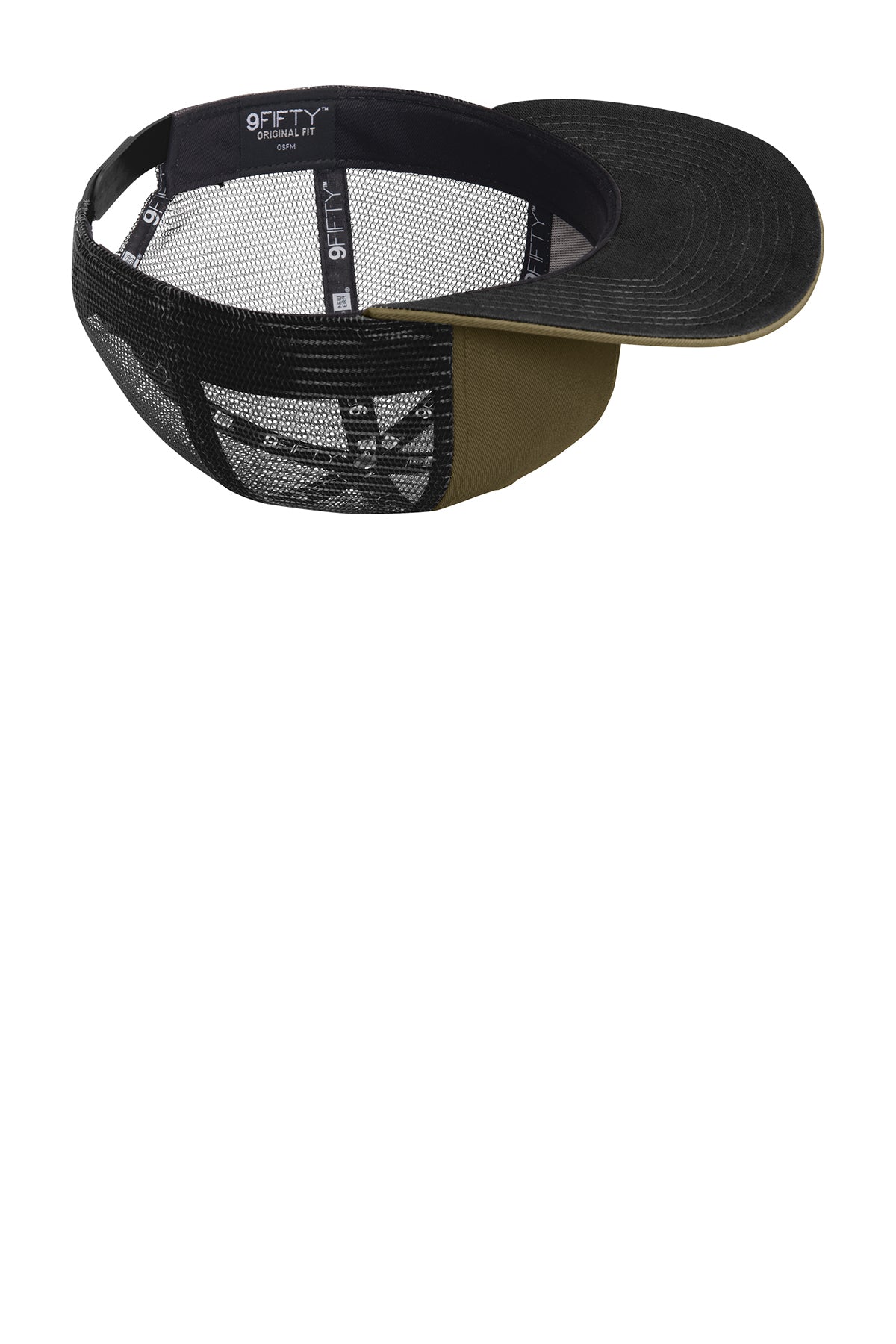 New Era Original Fit Snapback Trucker Customized Caps, Olive/ Black