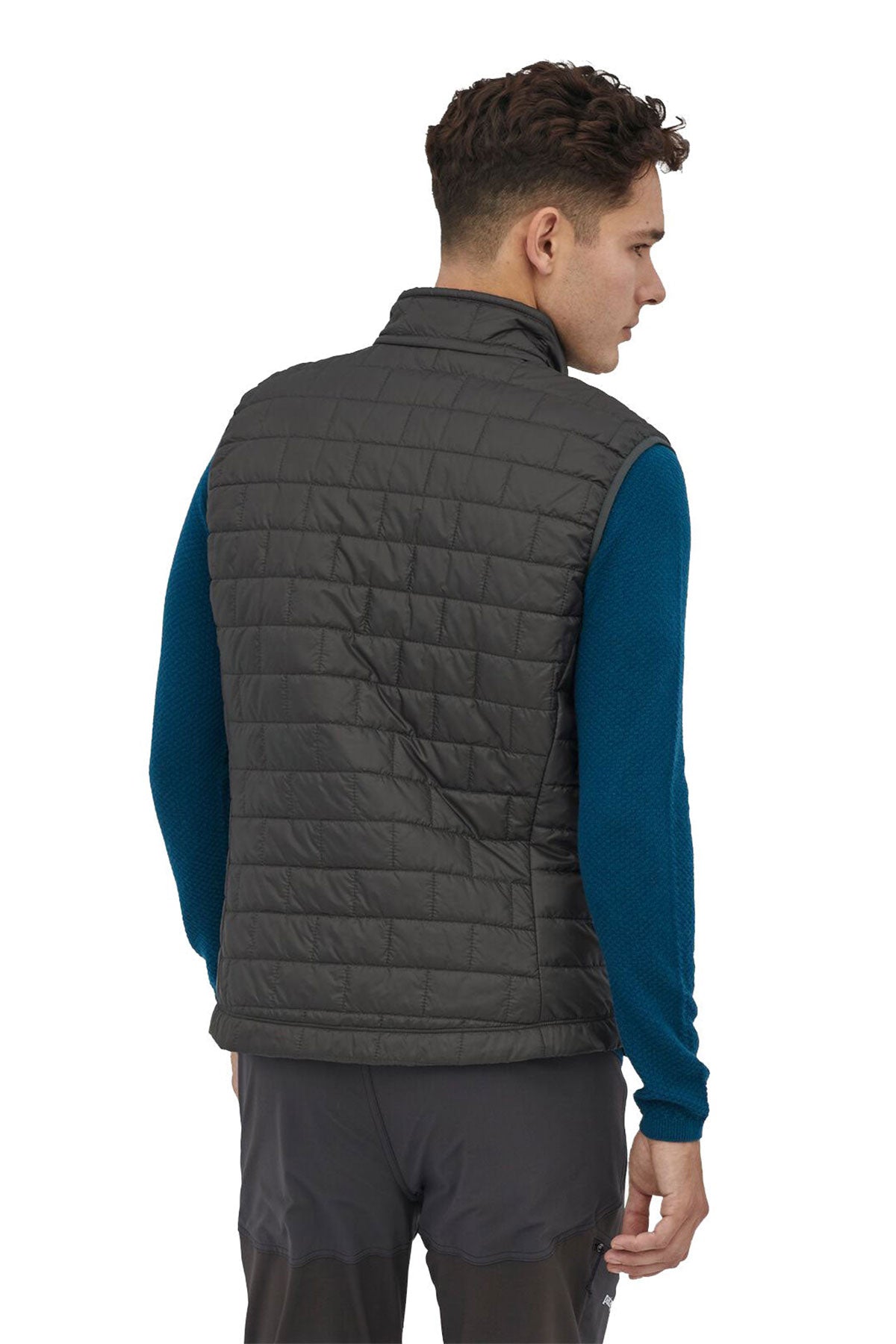 Patagonia men's nano cheap puff vest forge grey