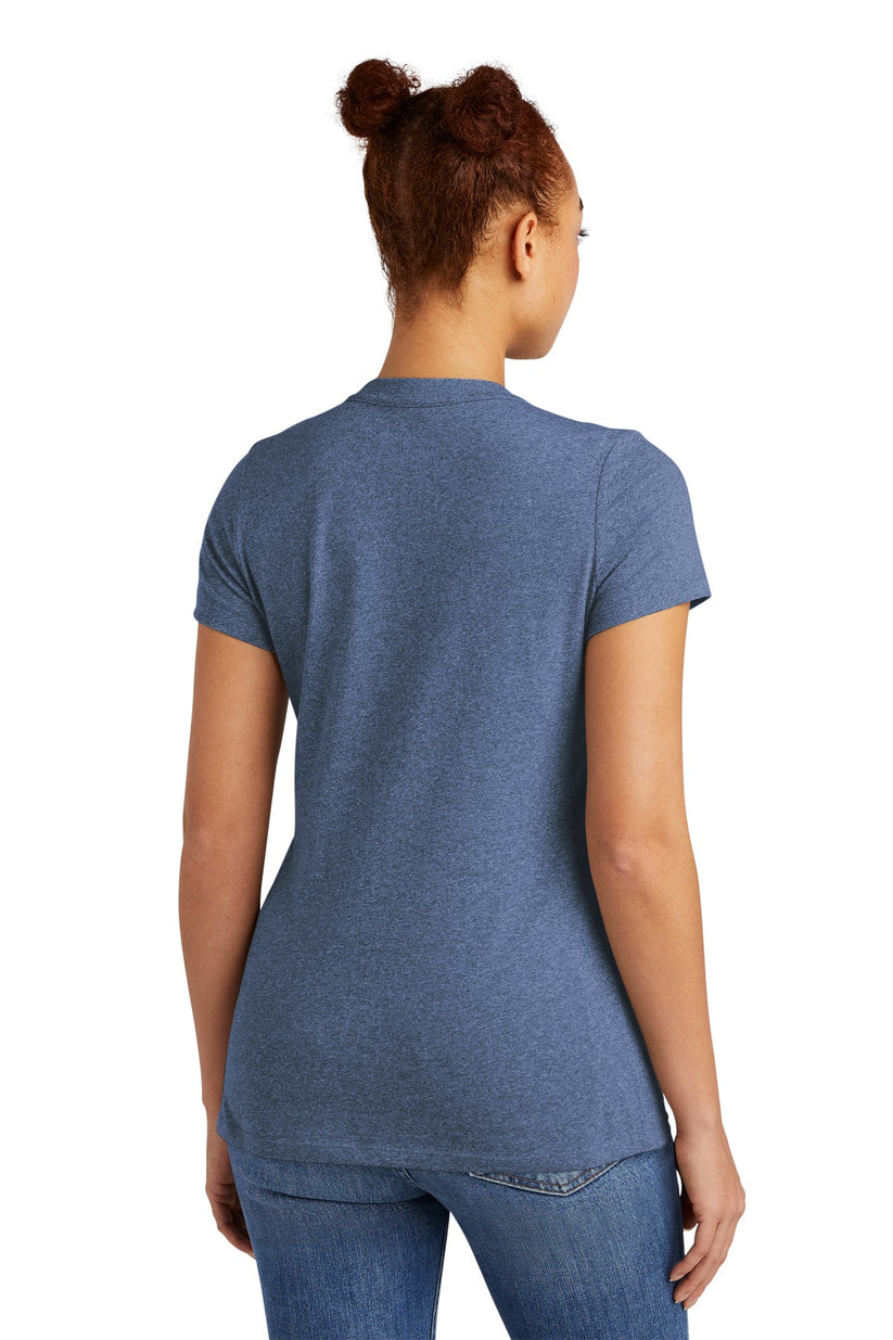 Branded New Era Ladies Heritage Blend Crew Tee Dark Royal Twist